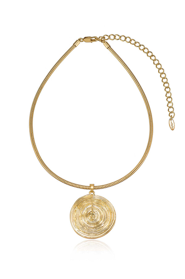 Swirl Pendant Choker