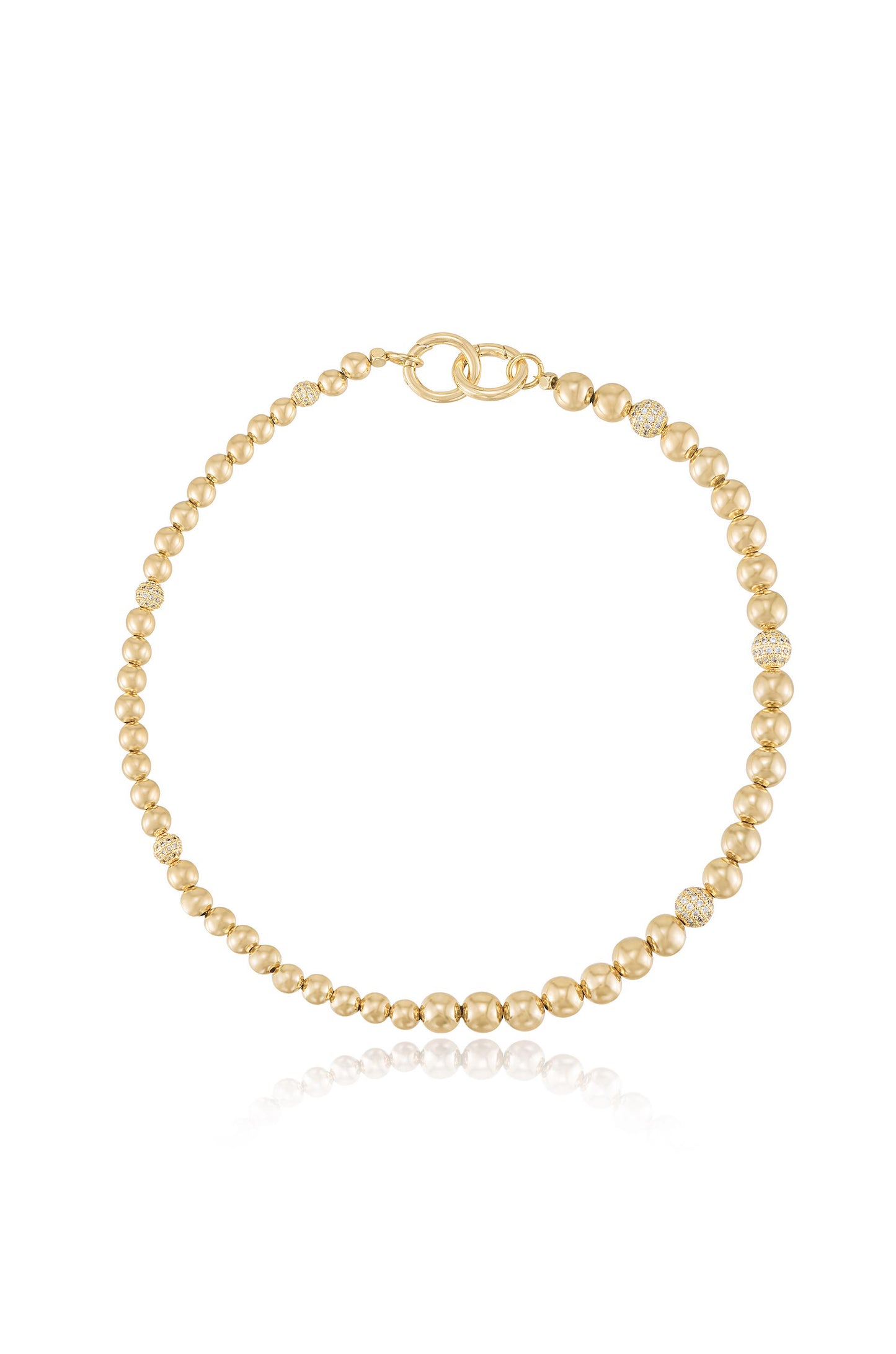 Royal Sphere 18k Gold Plated Necklace