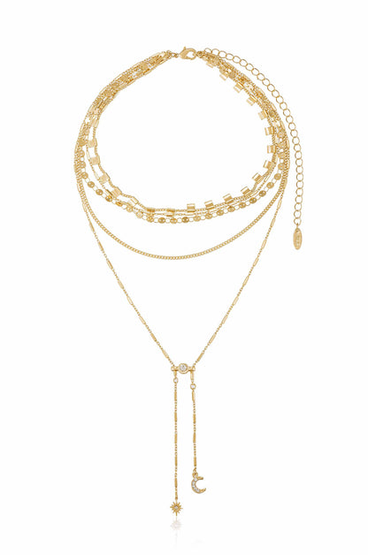 Malibu Breeze 18k Gold Plated Necklace full