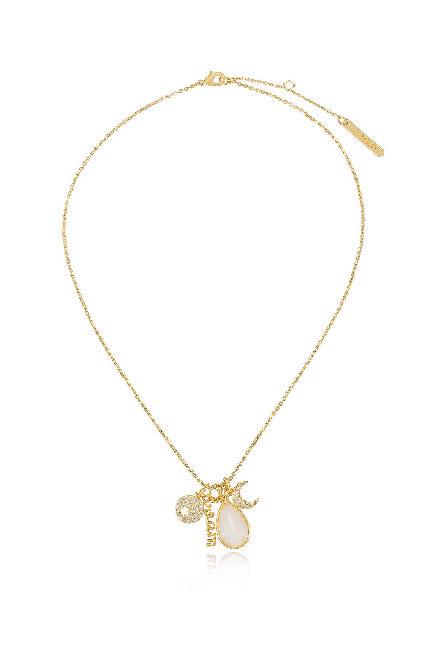 Dream Baby Dream 18k Gold Plated Interchangeable Charm Necklace full