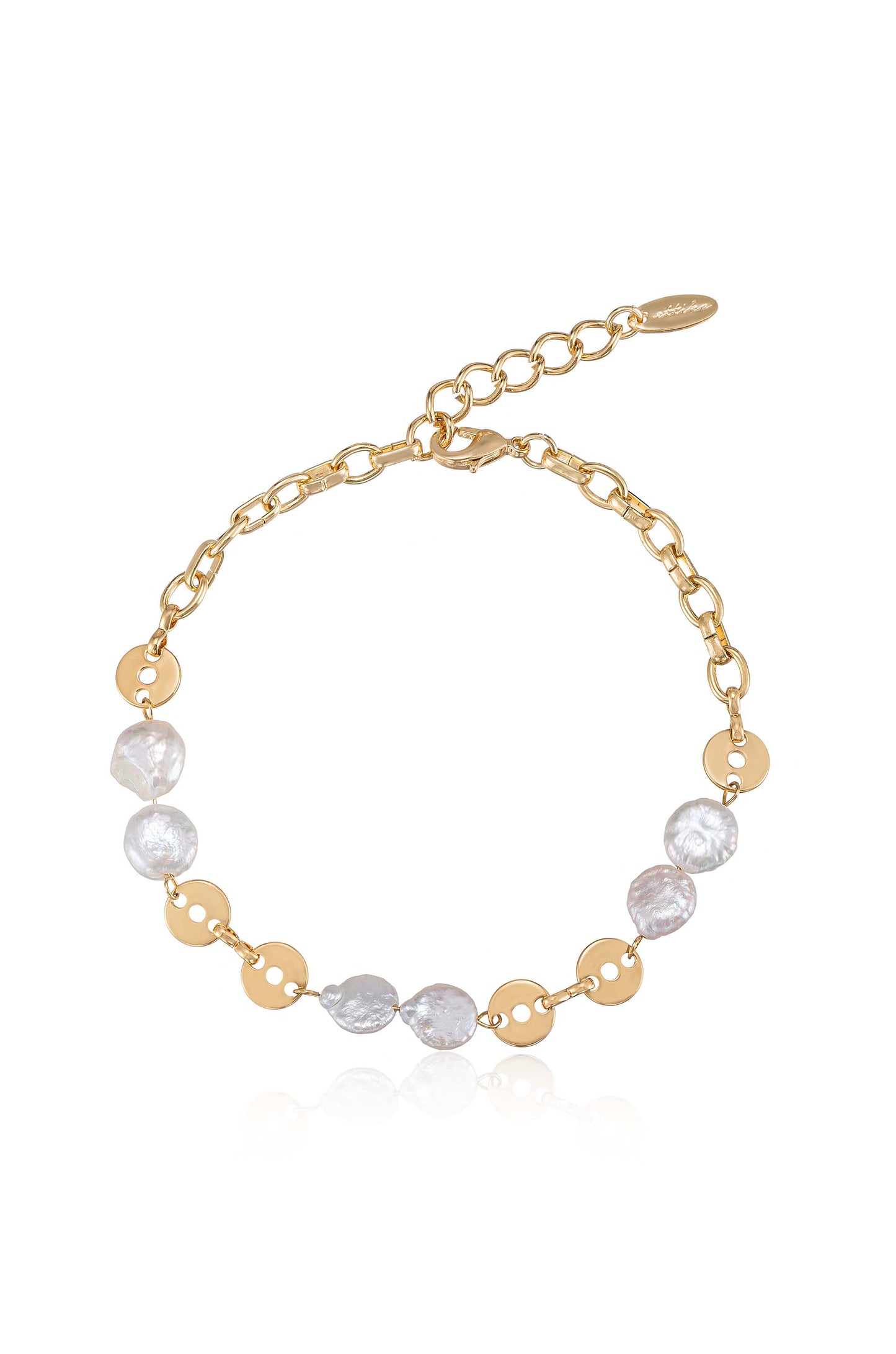 Legacy Pearl 18k Gold Plated Anklet