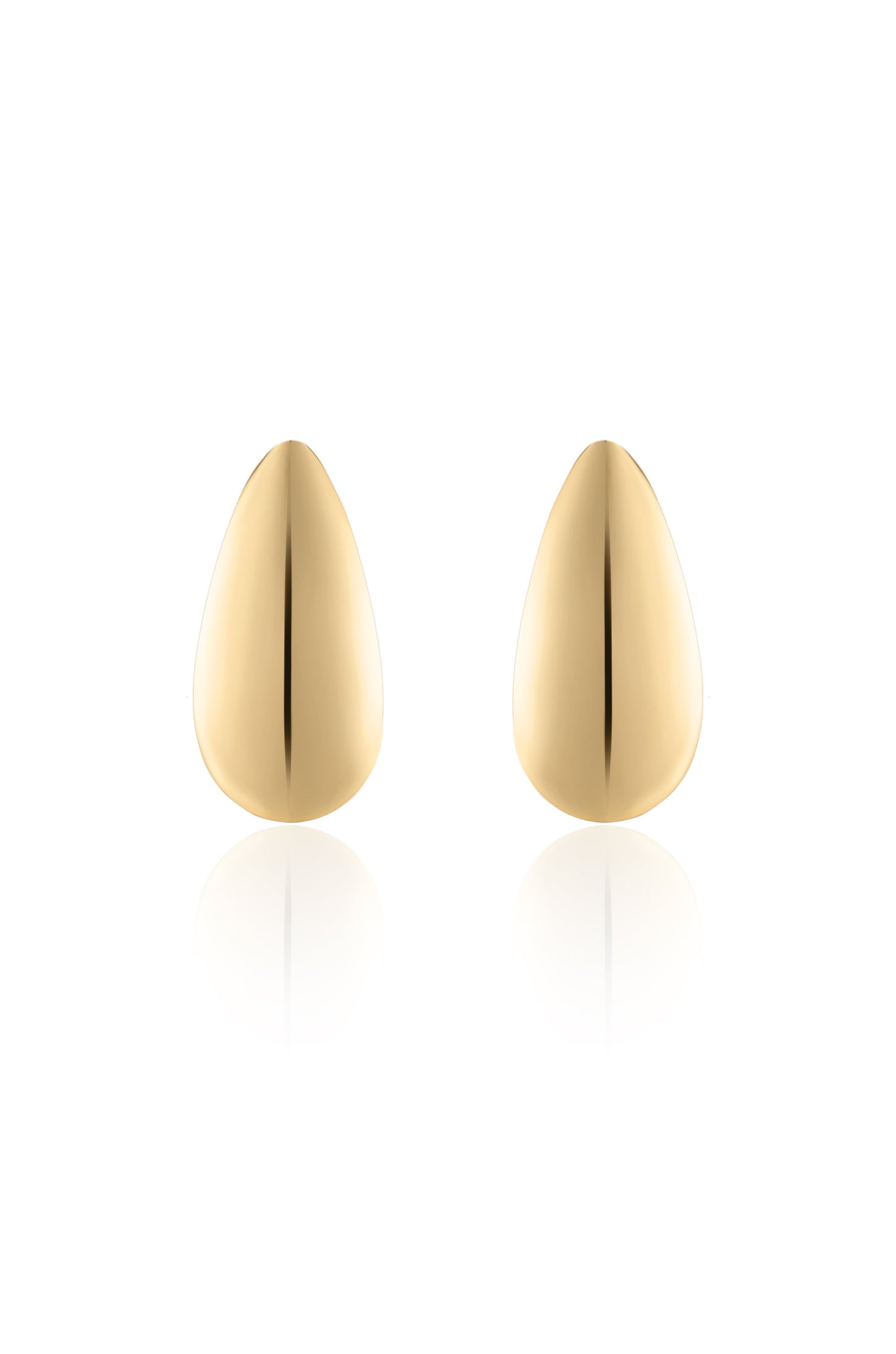 Golden Teardrop 18k Gold Plated Earrings