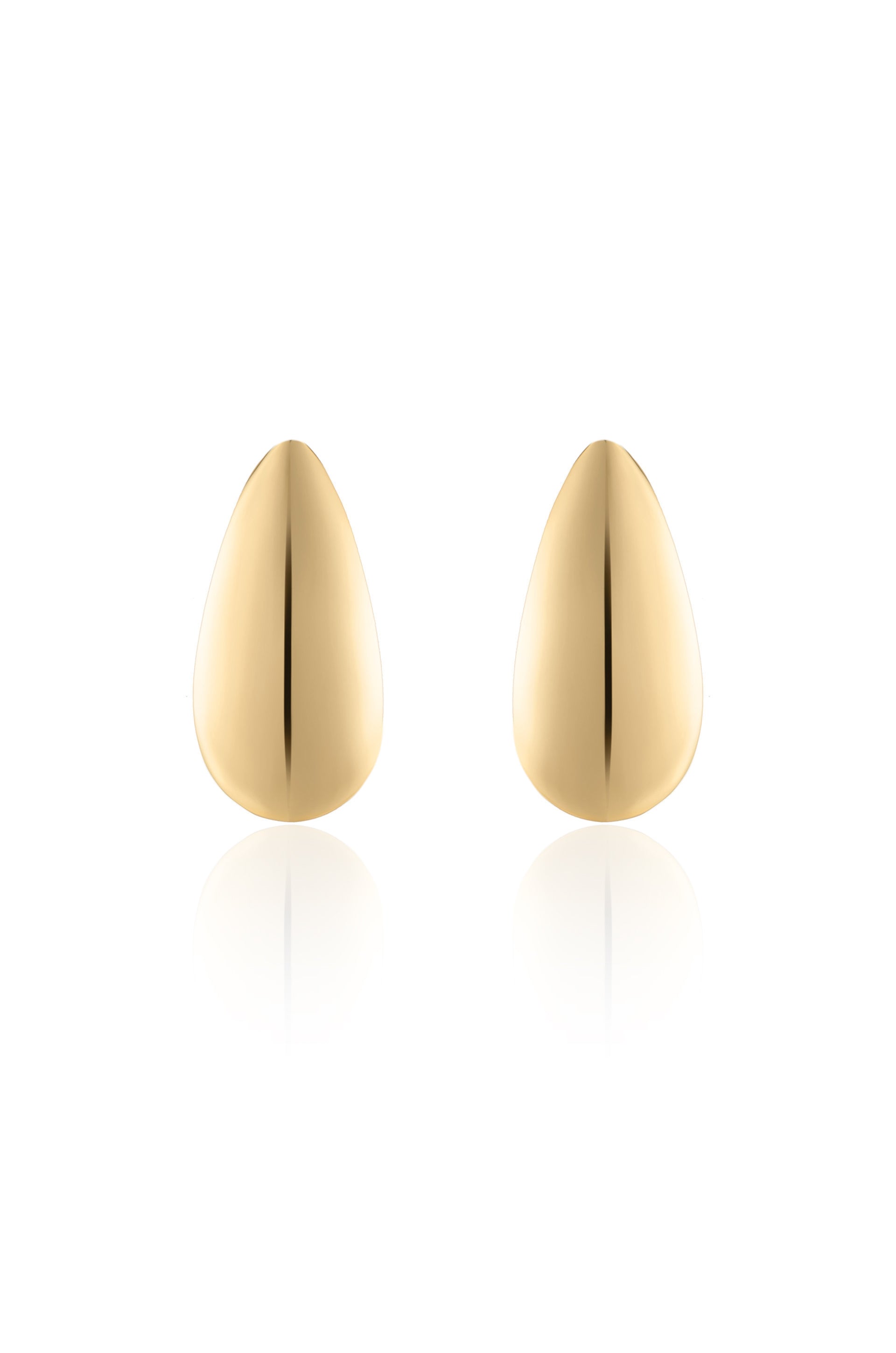 Golden Teardrop 18k Gold Plated Earrings