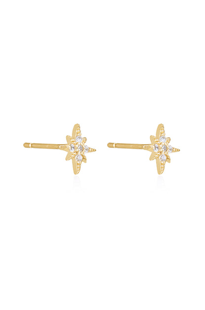Crystal Interstellar Earring Studs side