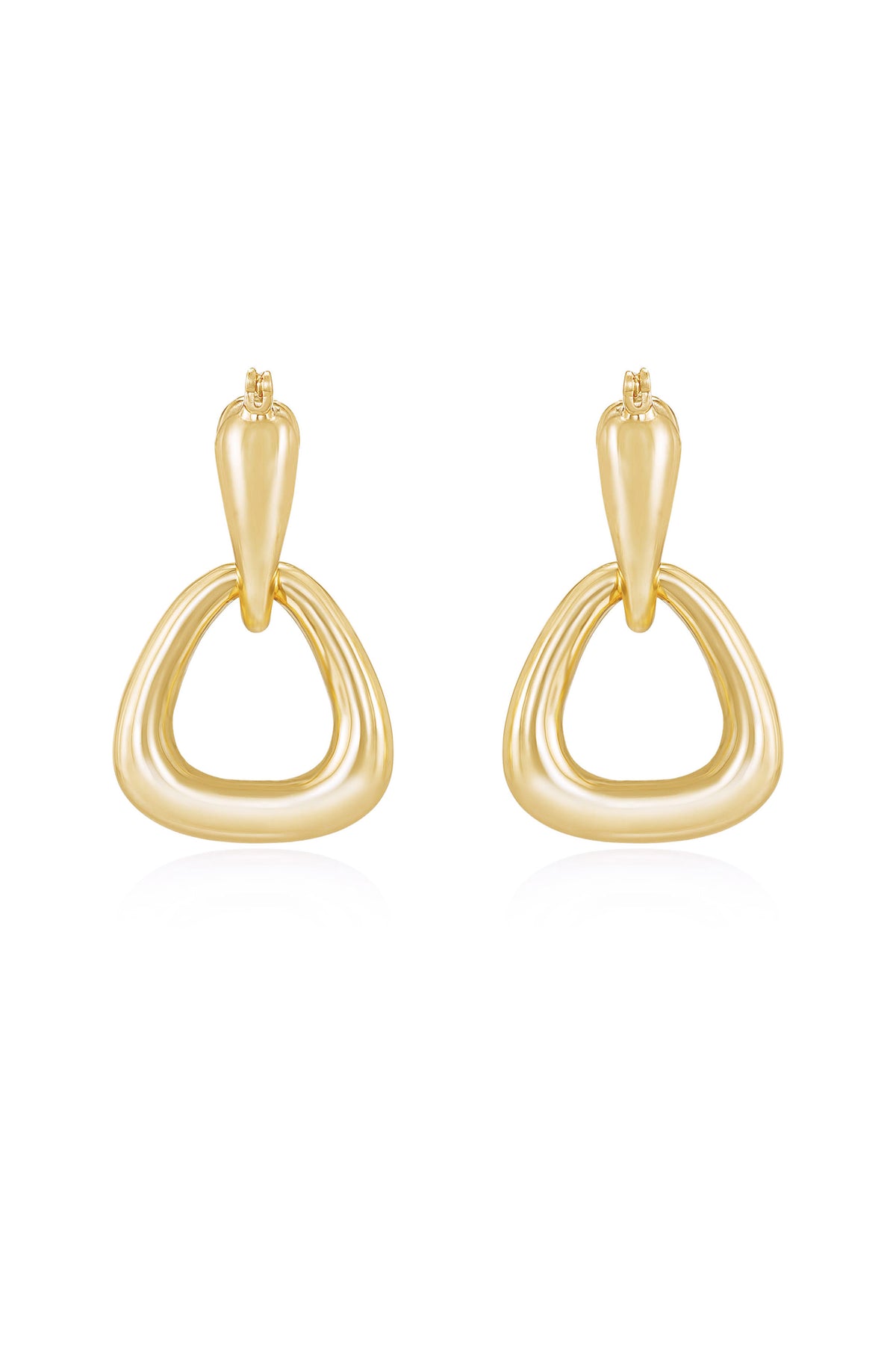 Double Dangle Hoop Earrings