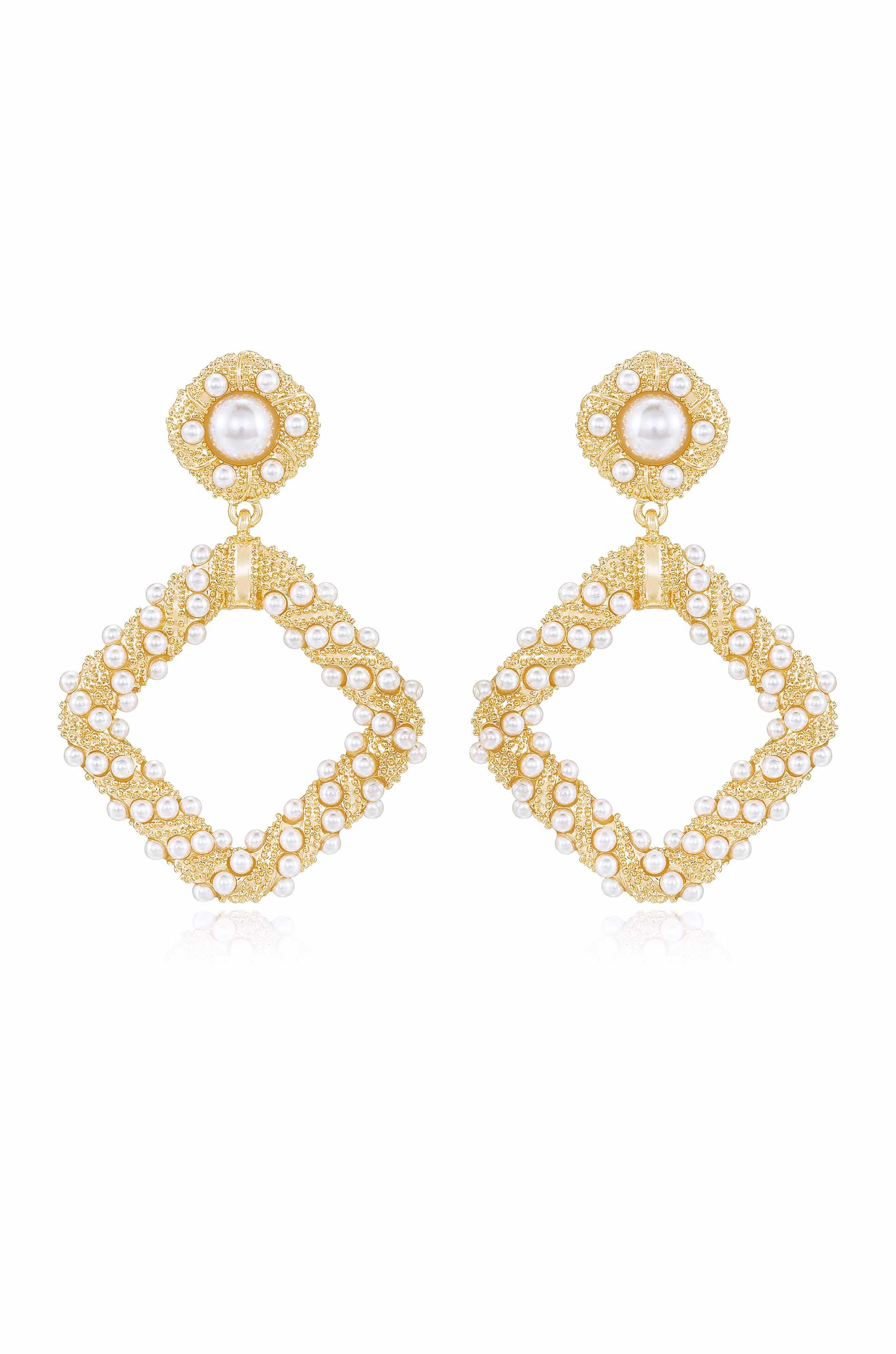 Pearl Knocker Earrings