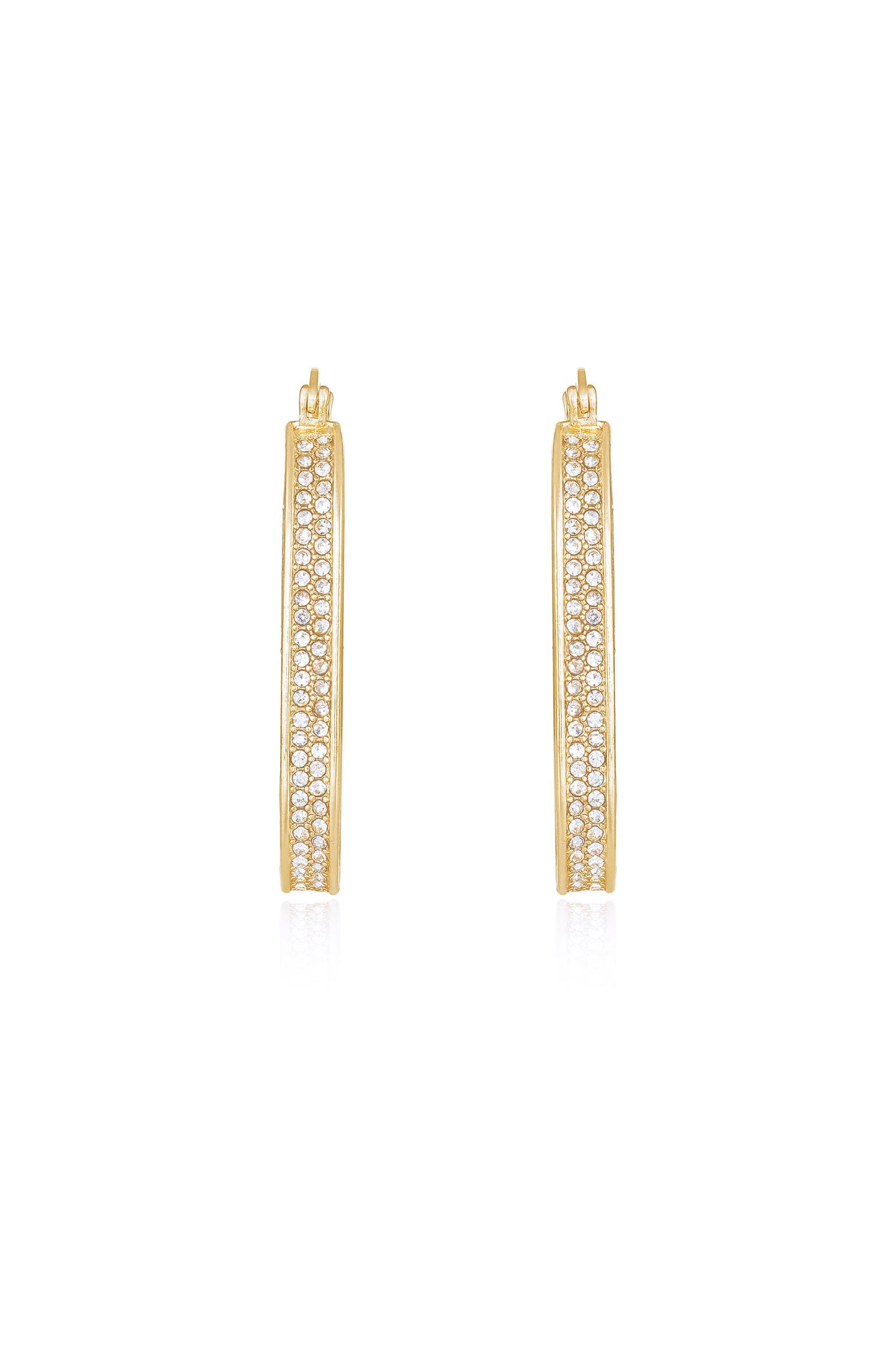 Crystal Spotlight Hoops front