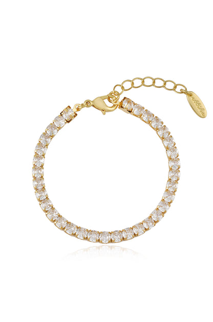 Giselle Sparkle Crystal 18k Gold Plated Bracelet