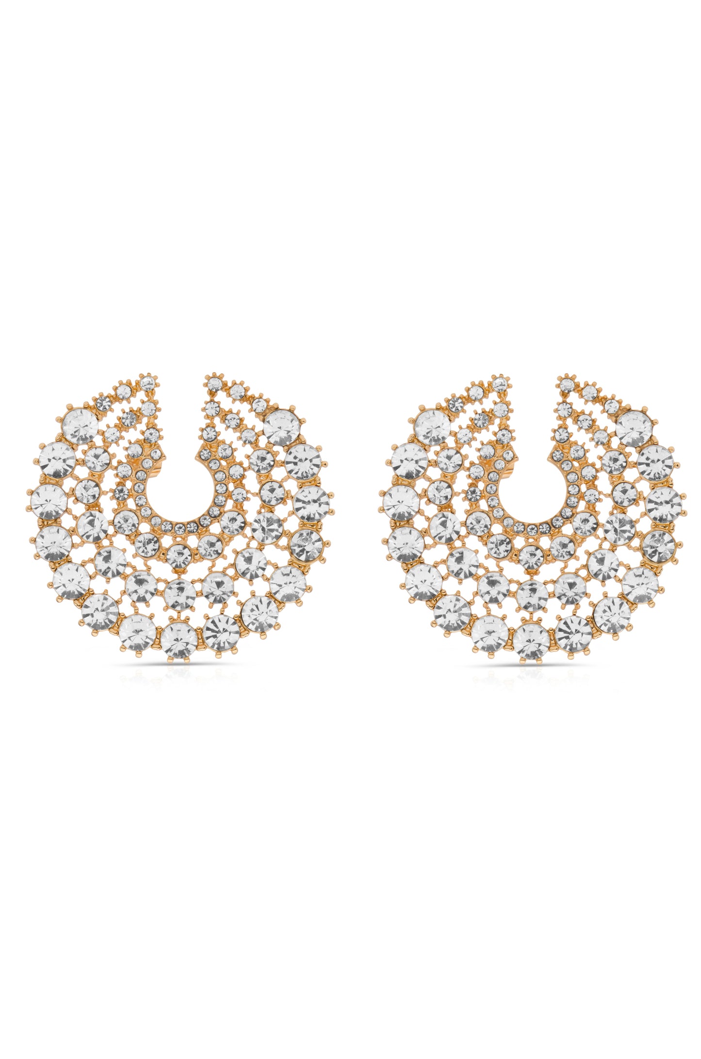Crystal Party 18k Gold Plated Earrings