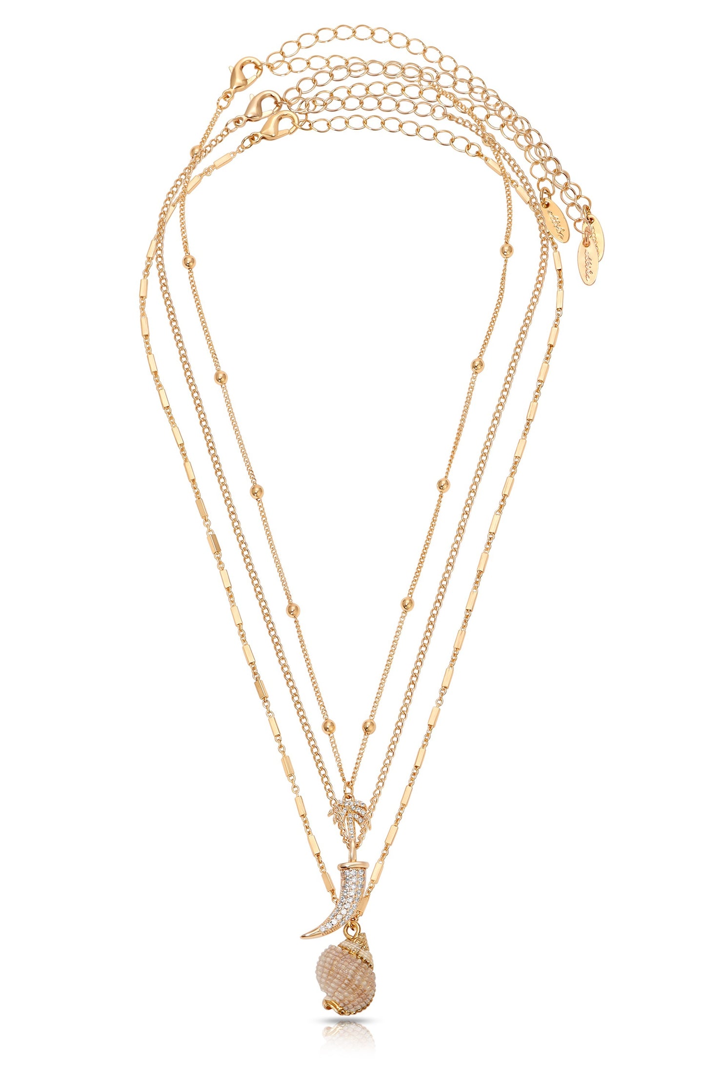 In the Tropics 18k Gold Plated Necklace Set