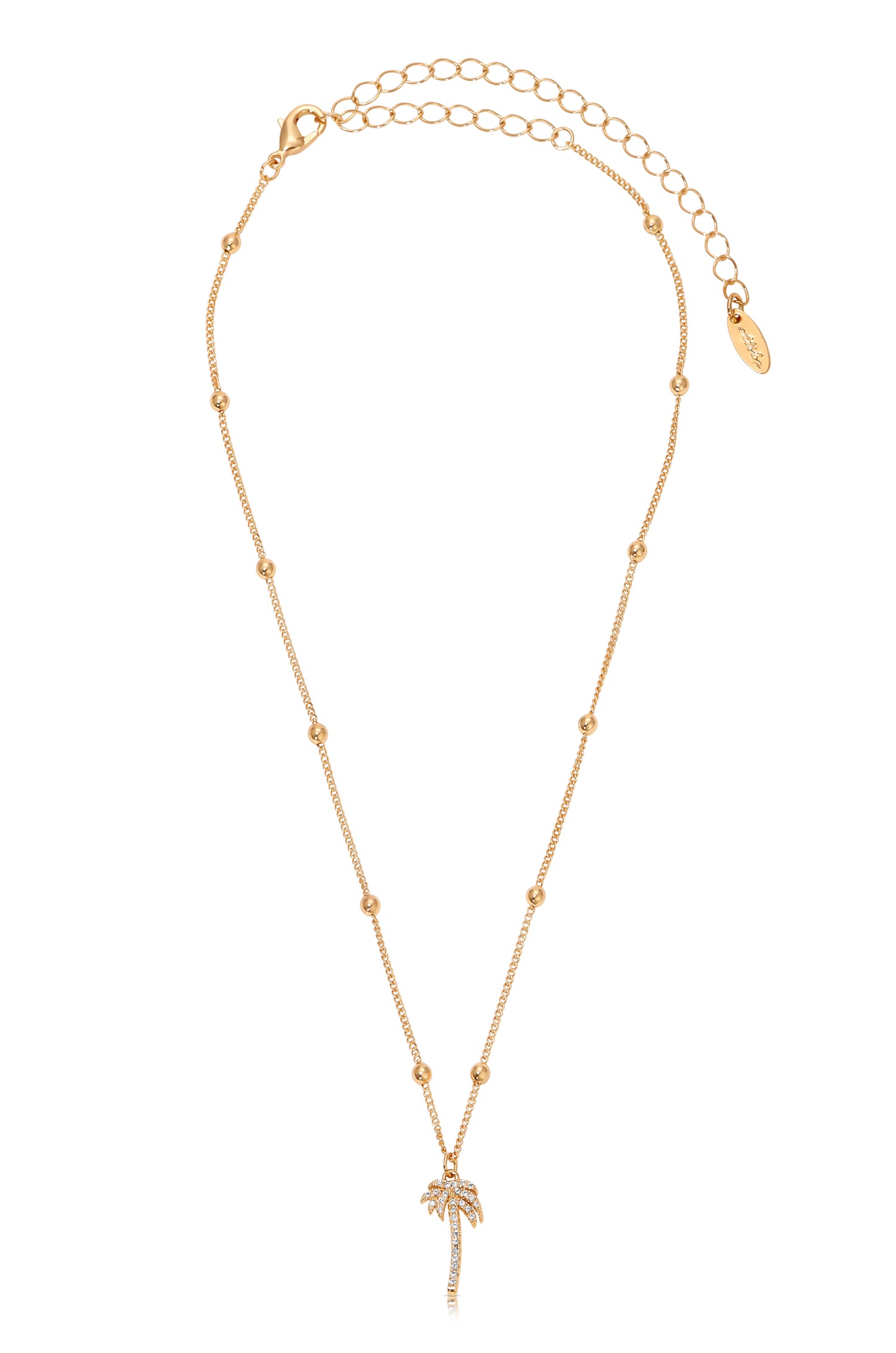 In the Tropics 18k Gold Plated Necklace Set close up