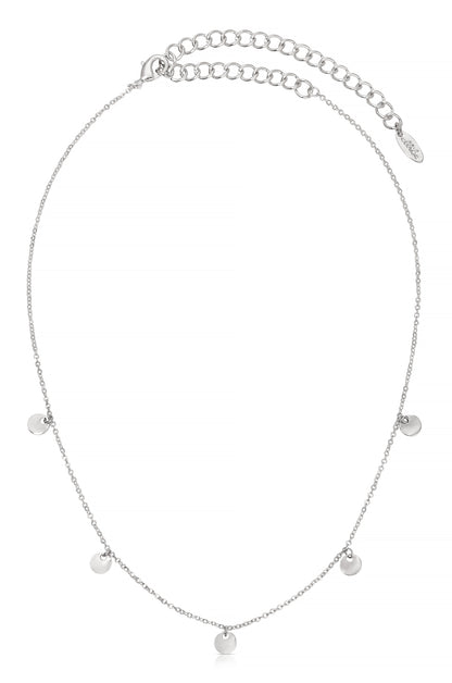 All in Layered Crystal Necklace Set in rhodium 2
