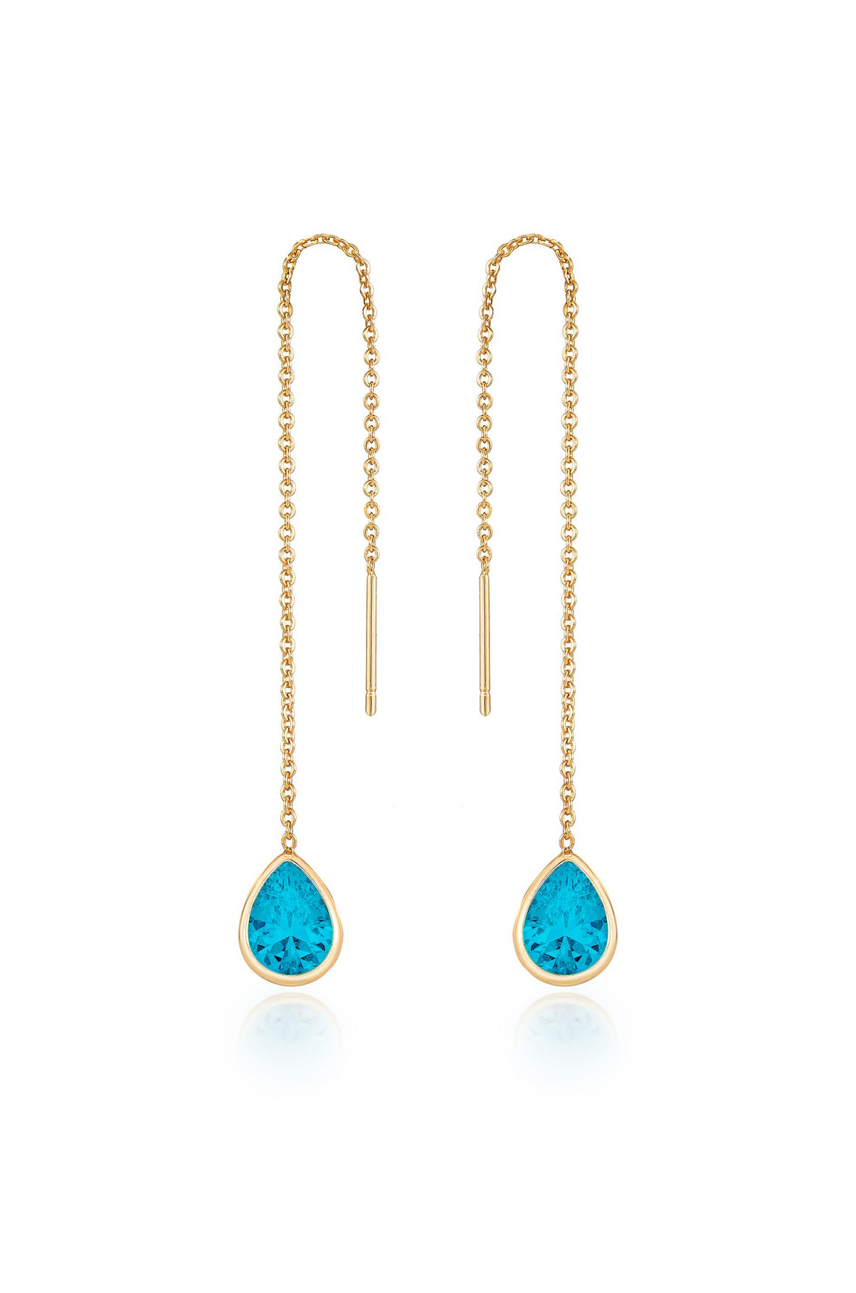 Barely There Chain Crystal Dangle Earrings