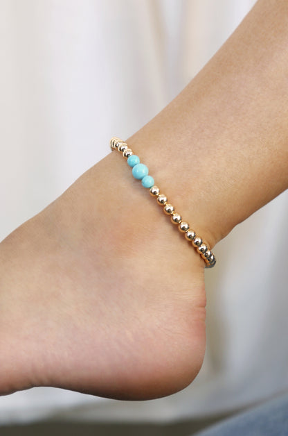 Crystal Ball Anklet