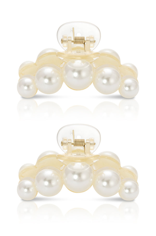 Pearl Hair Claw Set of 2