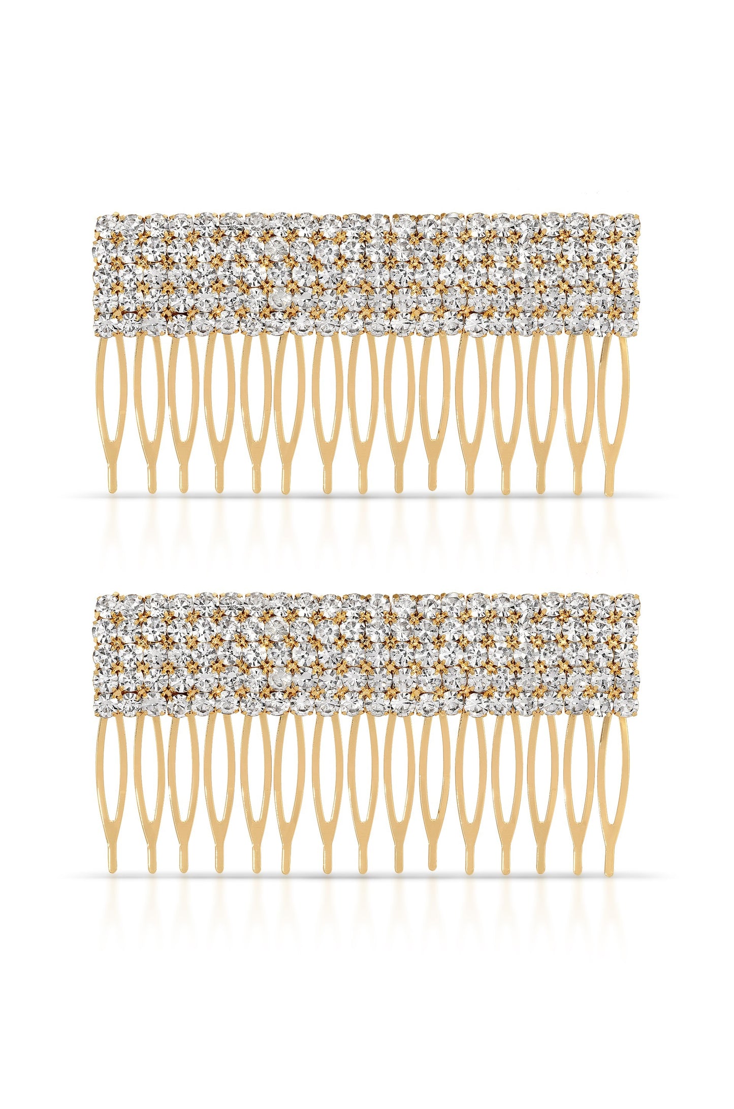 Dynasty Hair Comb Set in Crystal