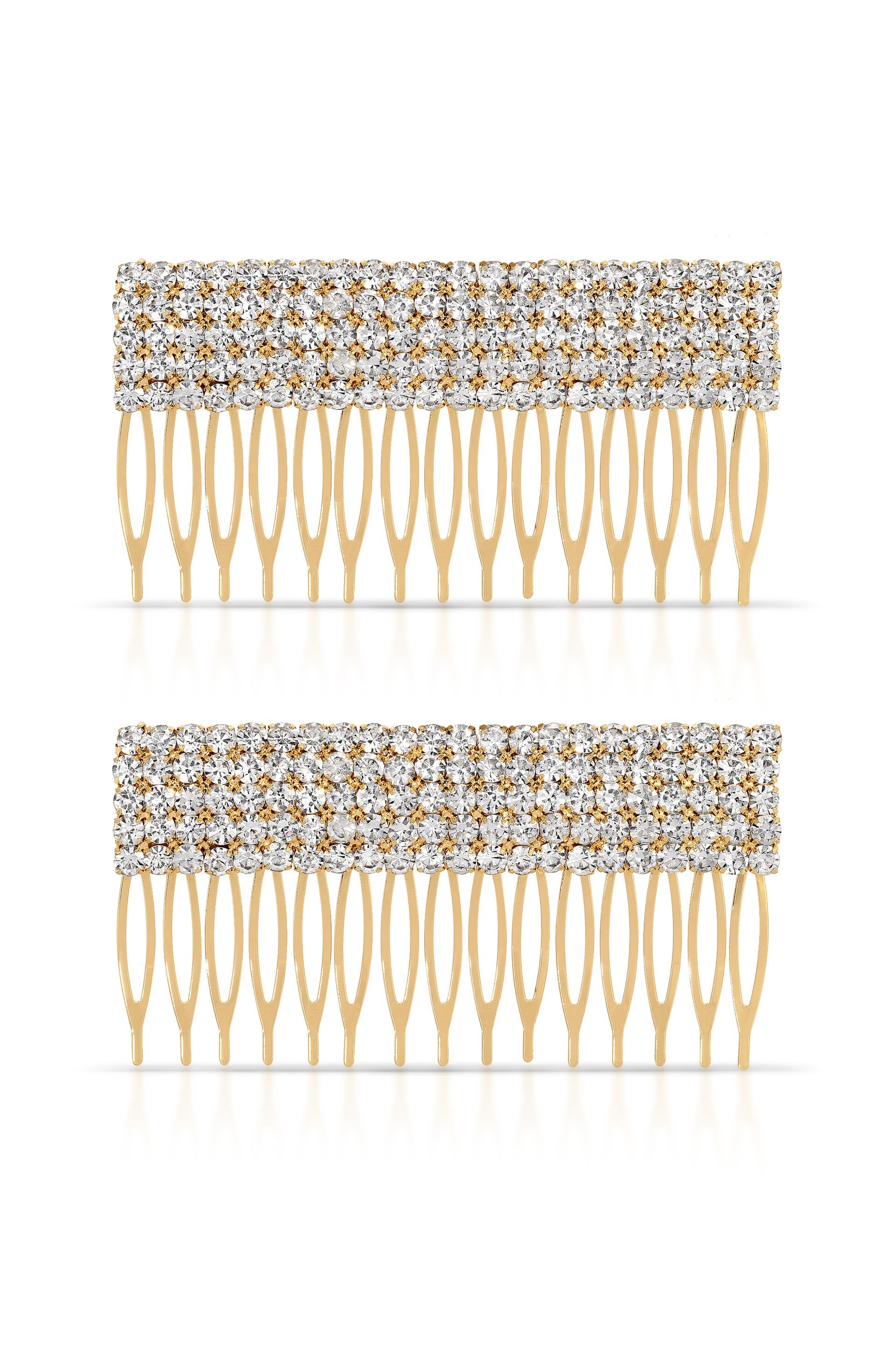 Dynasty Hair Comb Set in Crystal