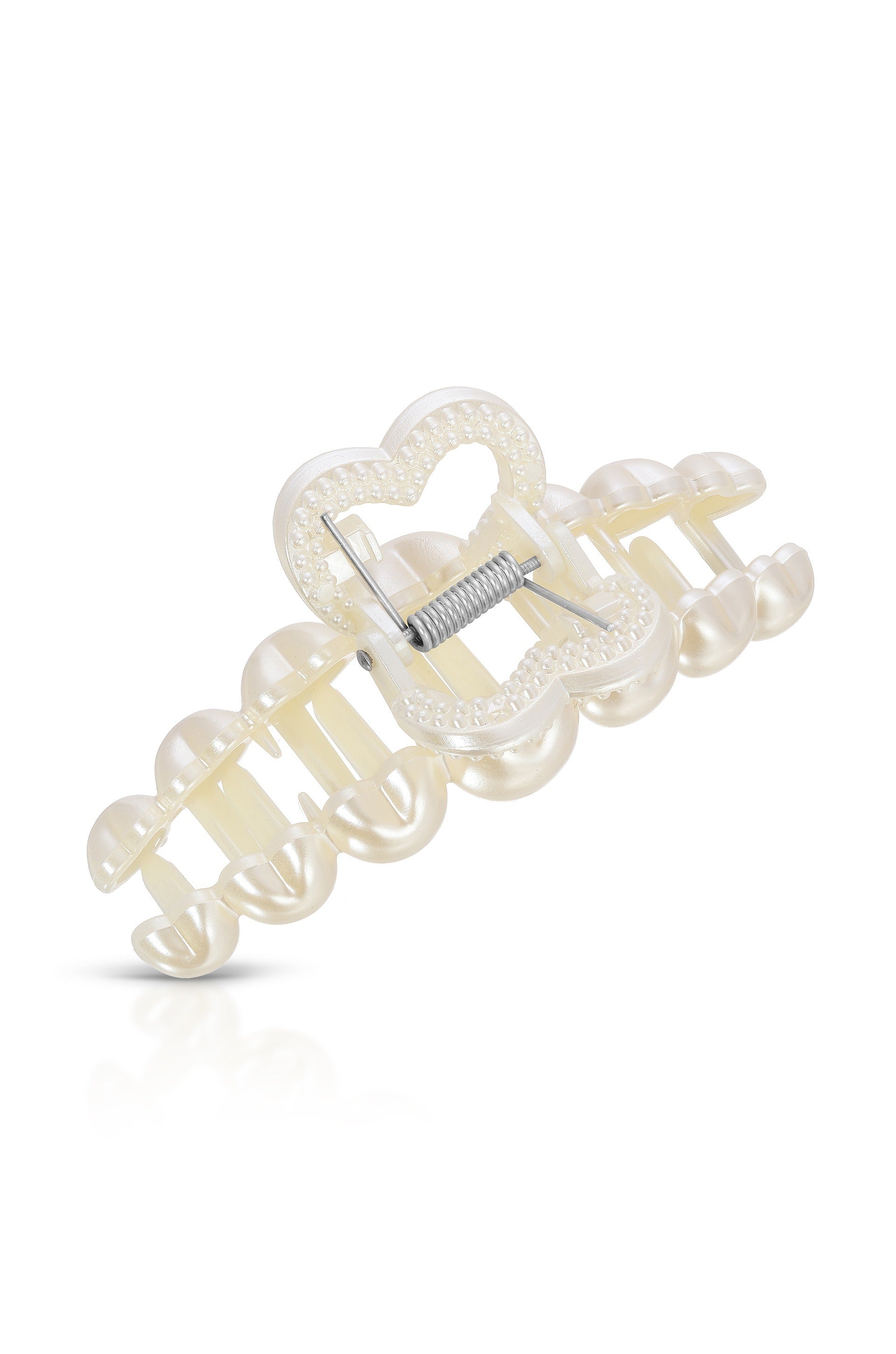 Multi-Heart Pearl Claw Clip 2