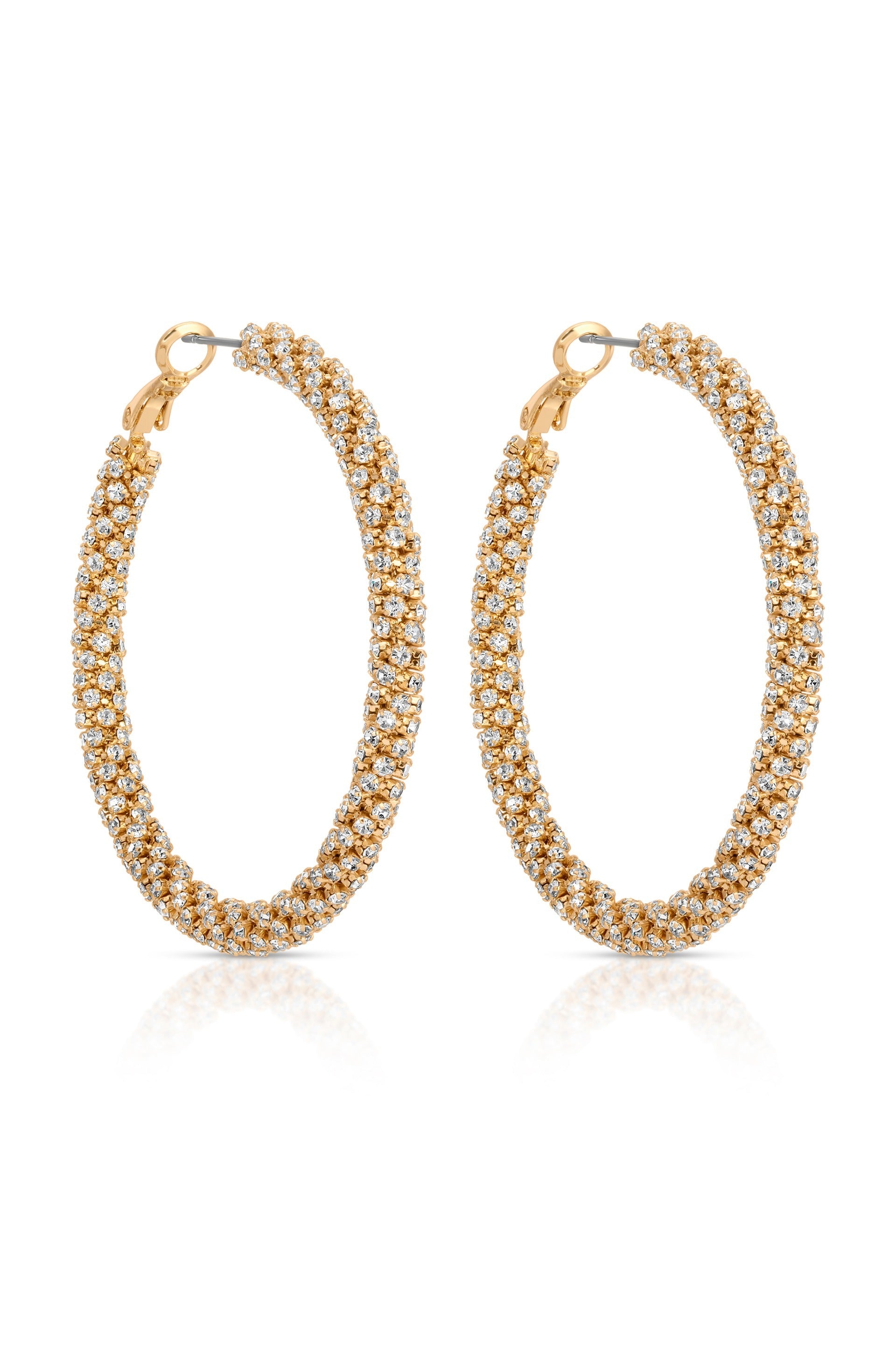 Rope Chain Hoops side
