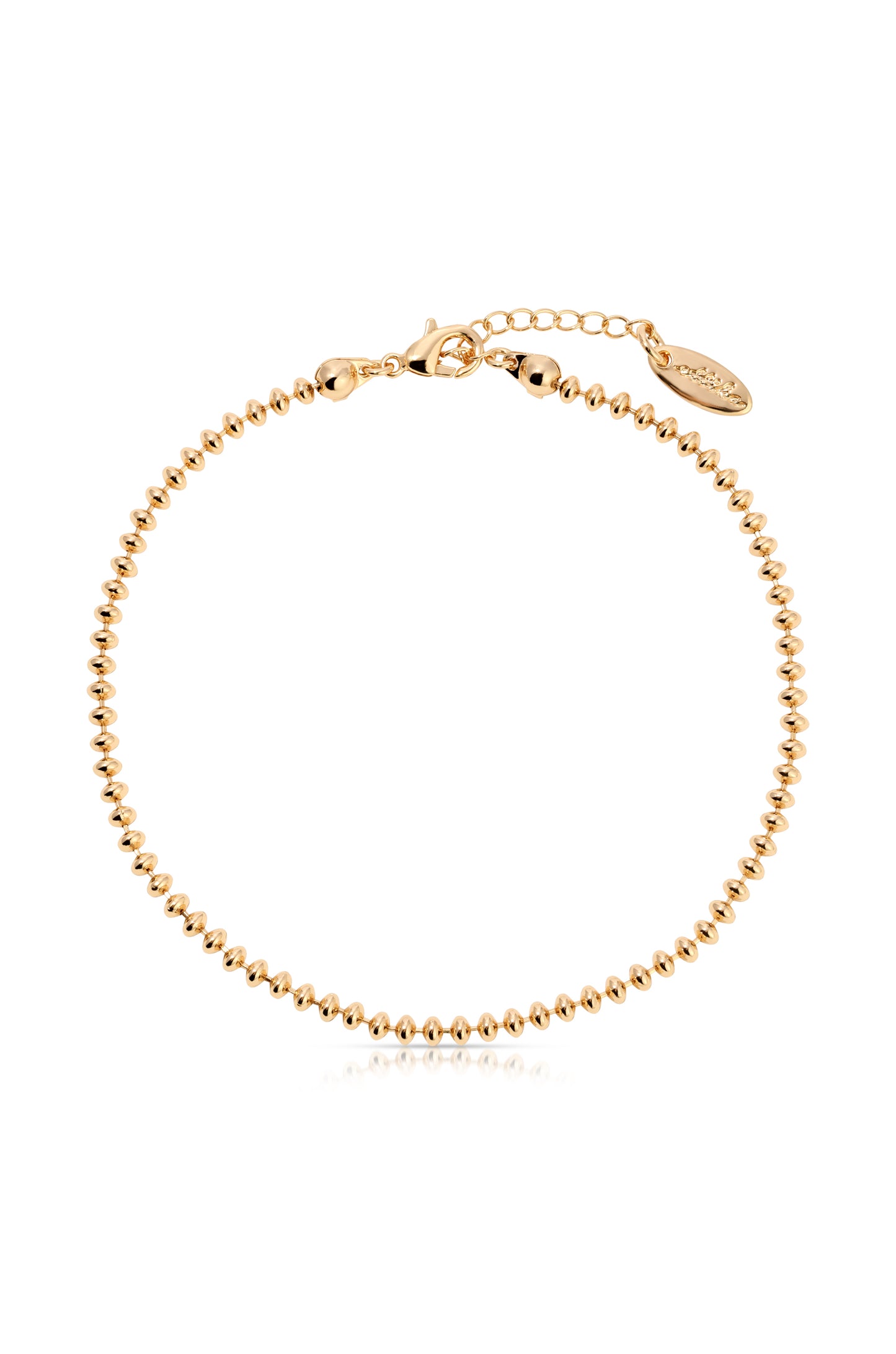 Simple Beauty 18k Gold Plated Anklet Set 1