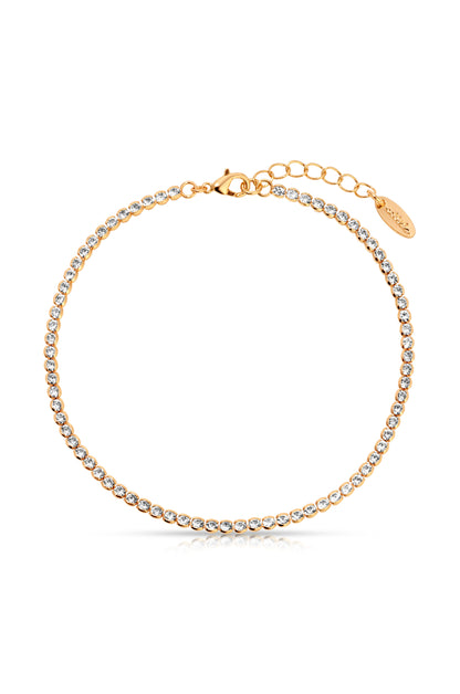 Simple Beauty 18k Gold Plated Anklet Set 2