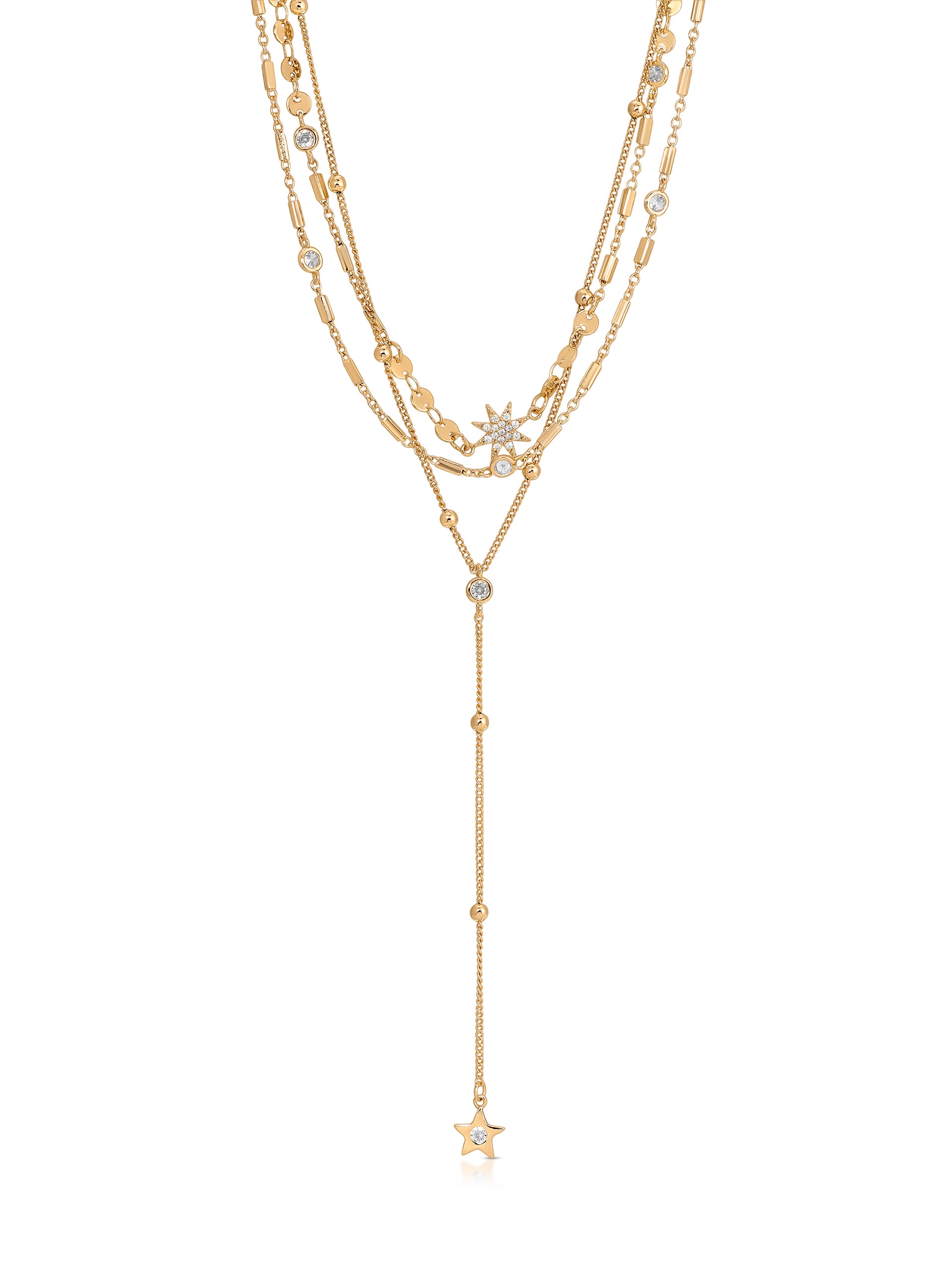 Forever Falling Chain Lariat Choker