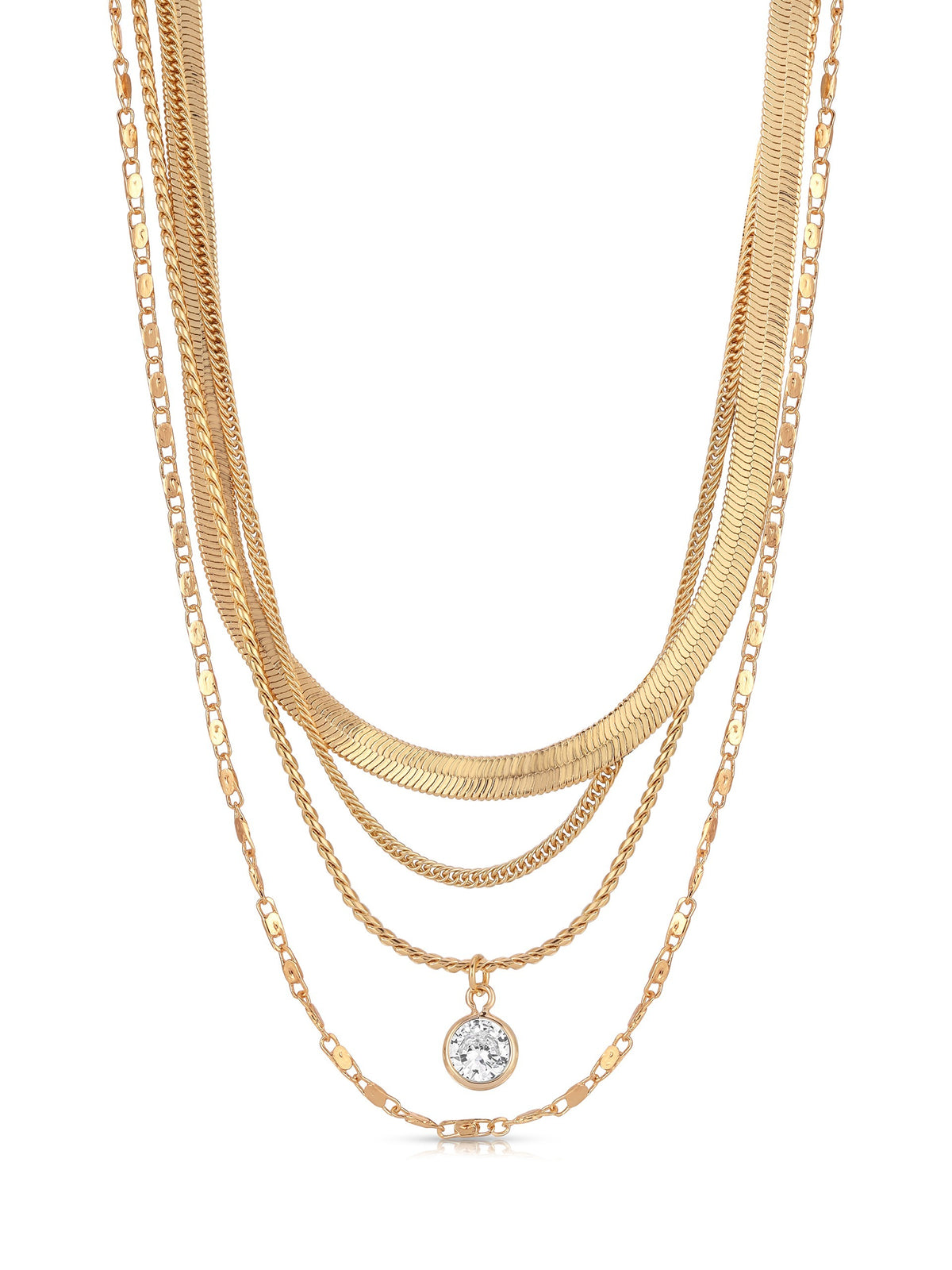 All Chains Layered Necklace