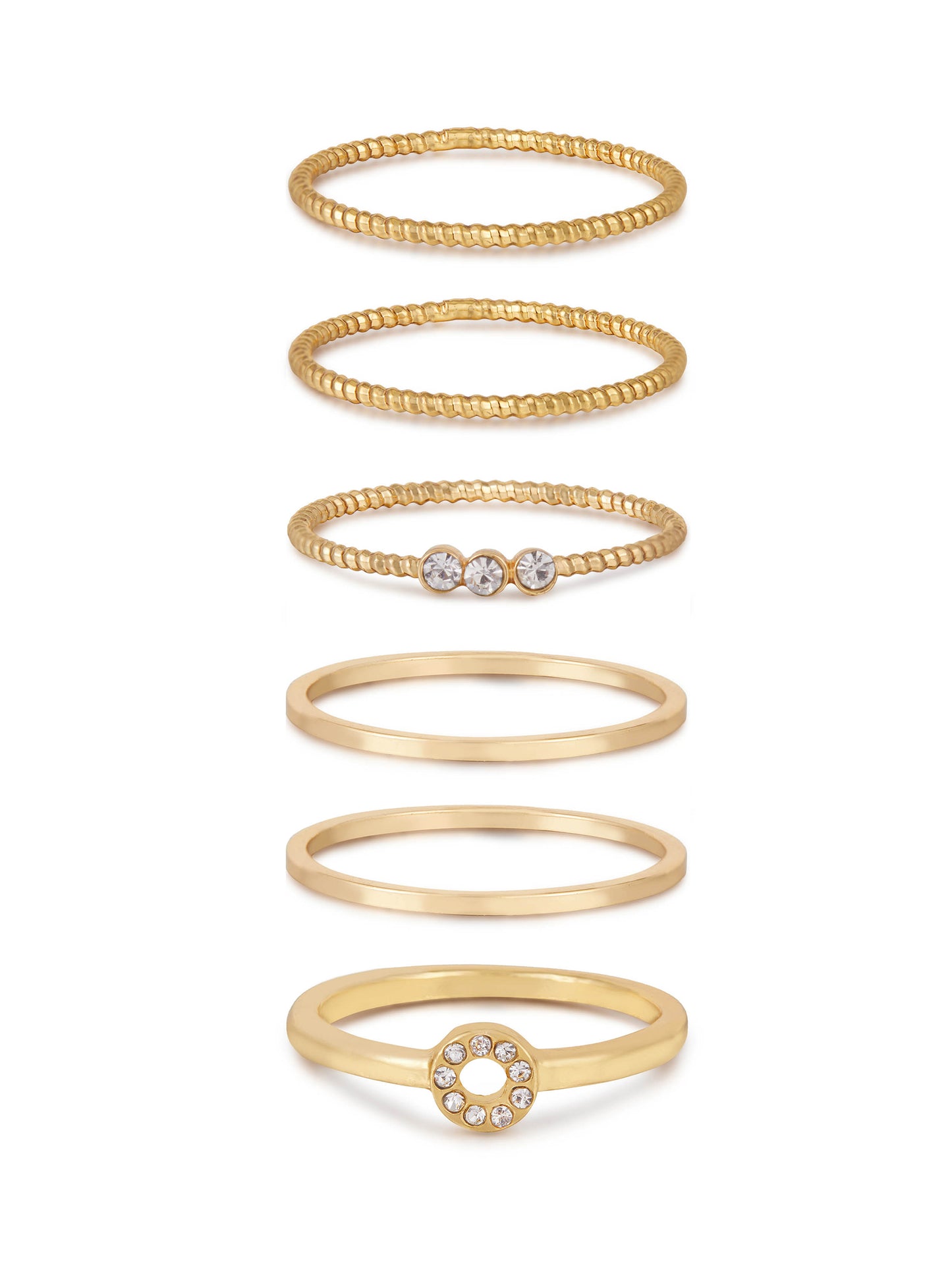 Dainty Stacking Ring Set of 6