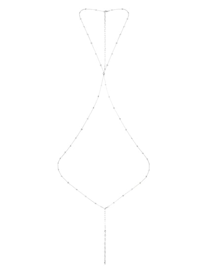 Simple Crystal X Body Chain