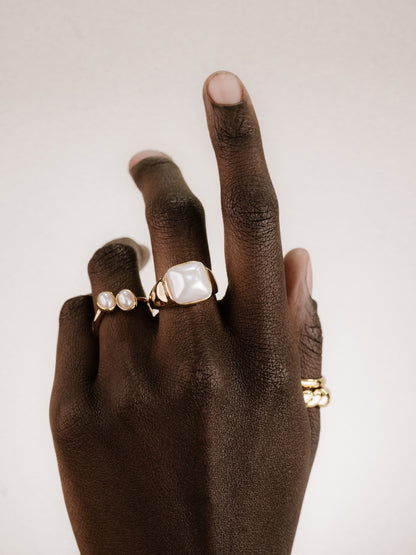 Ultimate Babe Ring Set on model 3