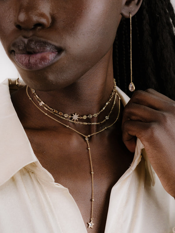 Forever Falling Multi-Chain Lariat Choker Second