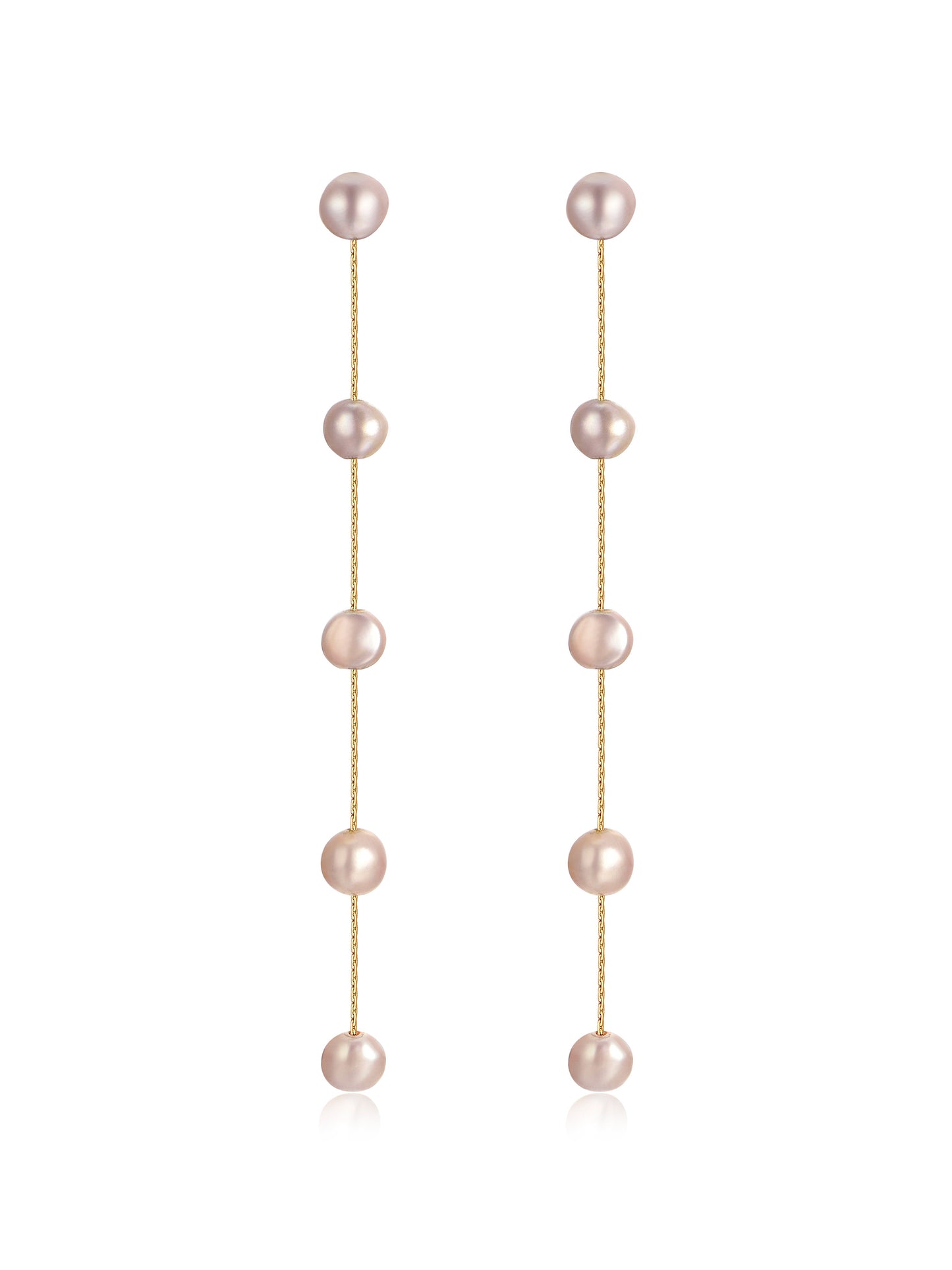 Dripping Pearl Delicate Drop Earrings