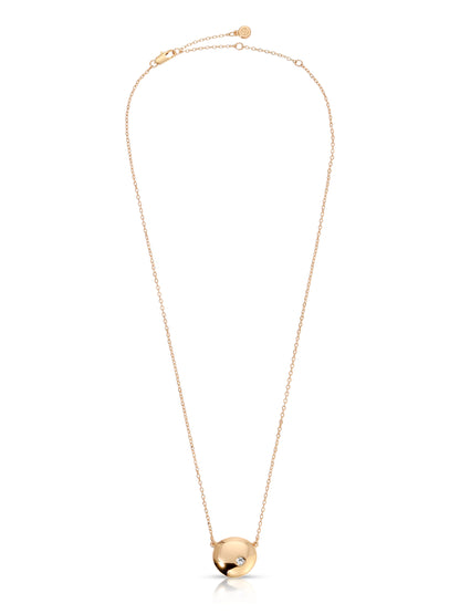Polished Pebble Pendant Necklace