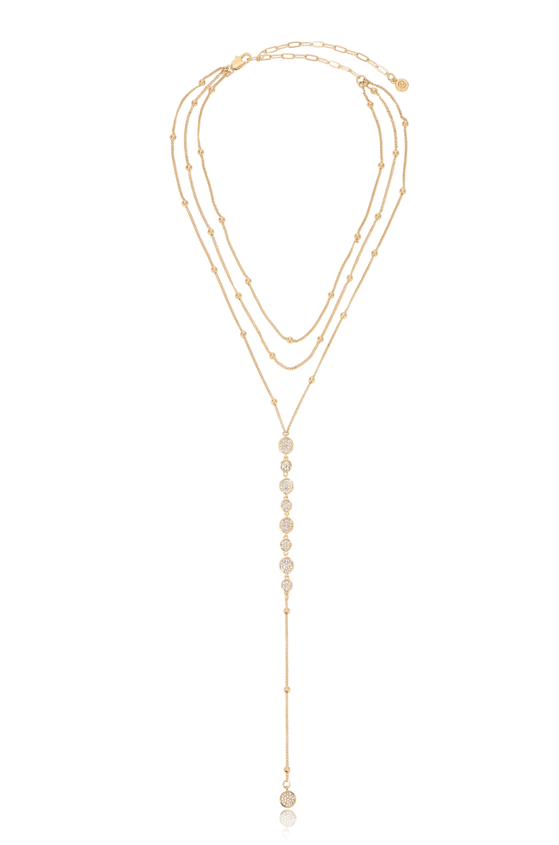 Bali Dreams Crystal Lariat Necklace full