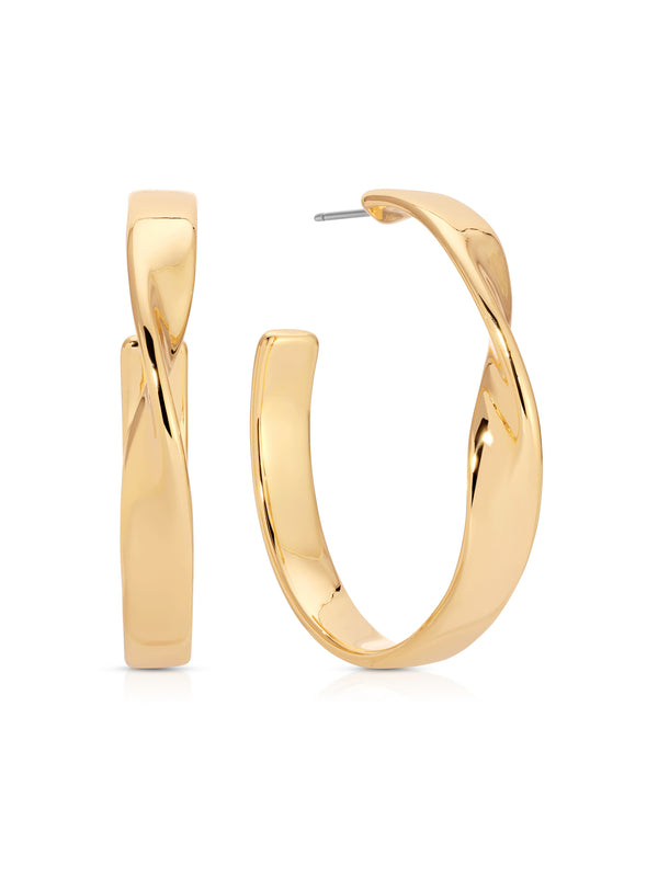 Heirloom Twist Medium Hoops