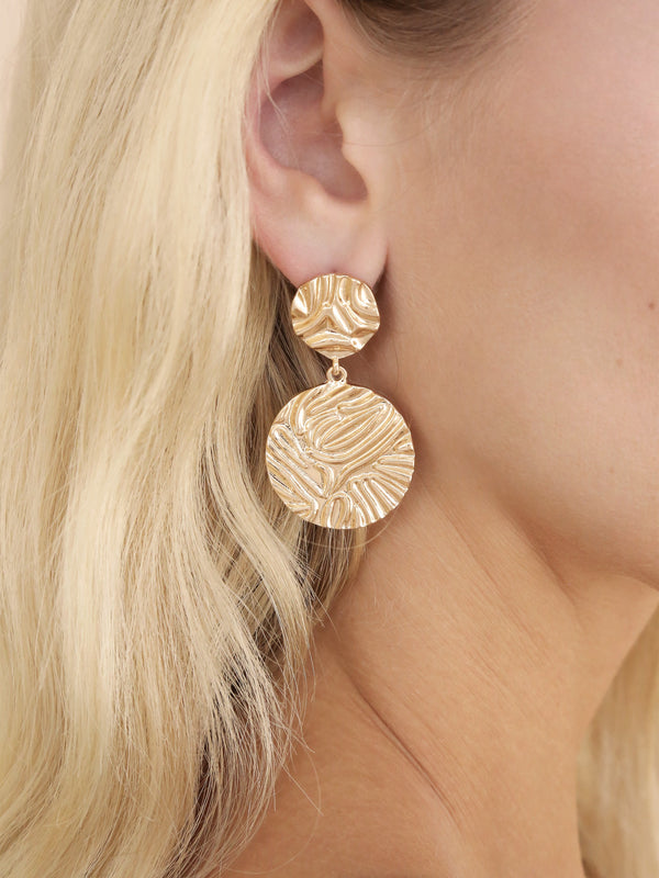 Textured Etching Earrings Second