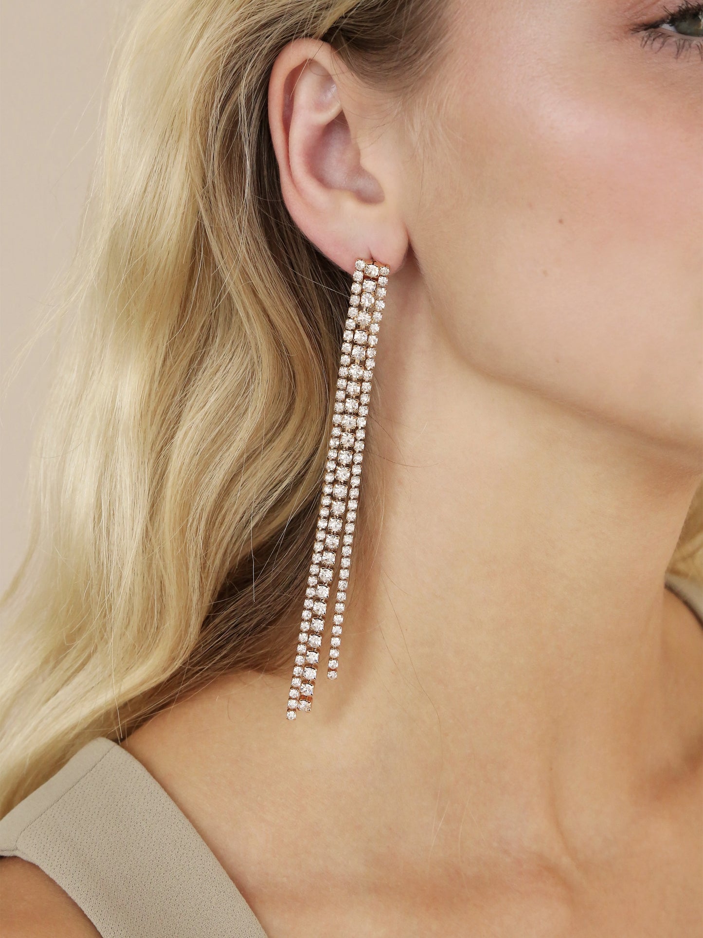 Your Moment Crystal Dangle Earrings