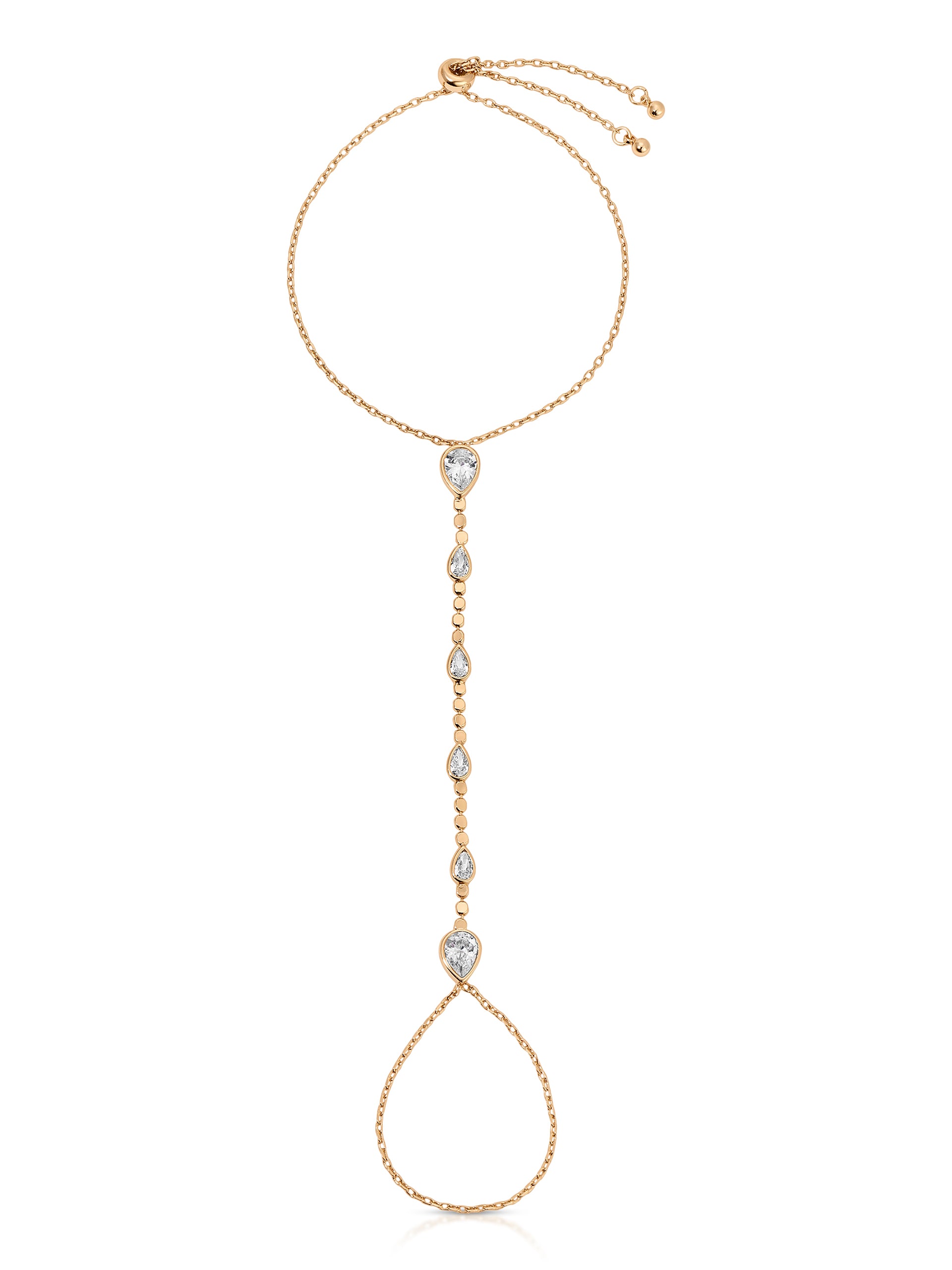 Dripping Crystal Hand Chain