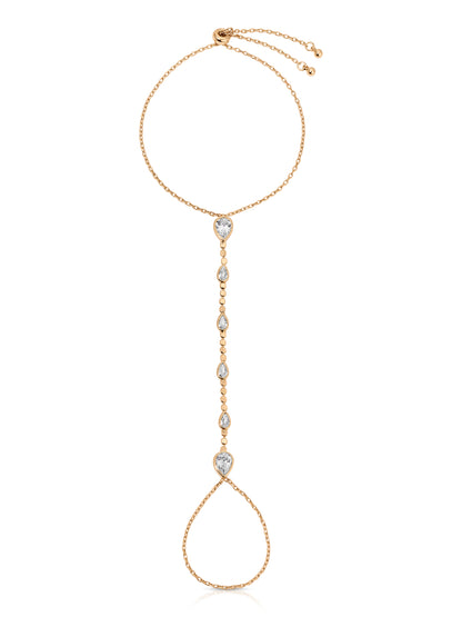 Dripping Crystal Hand Chain