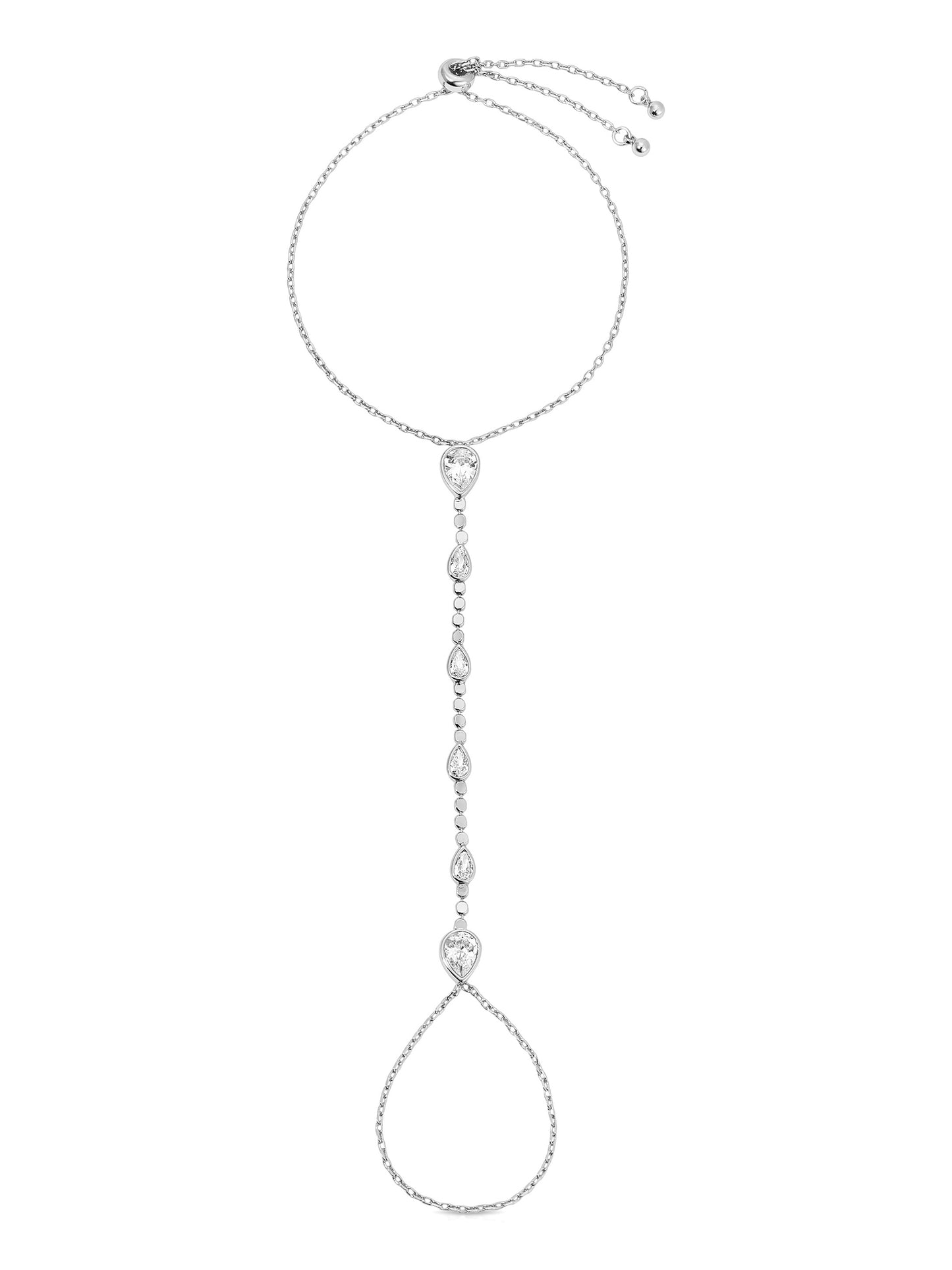 Dripping Crystal Hand Chain
