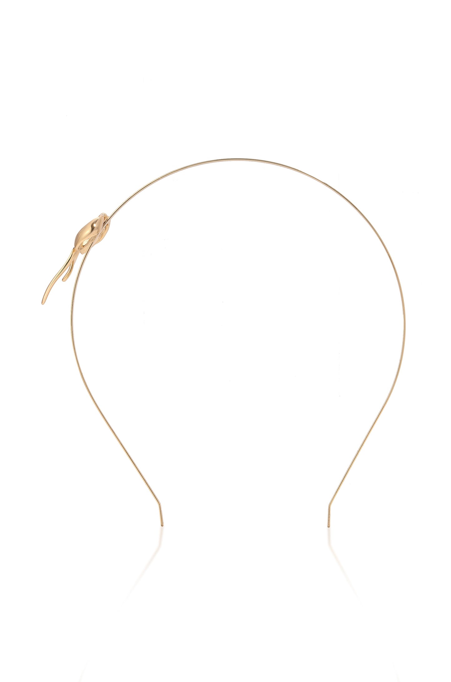 Bow Organica Headband Gold Tone 2
