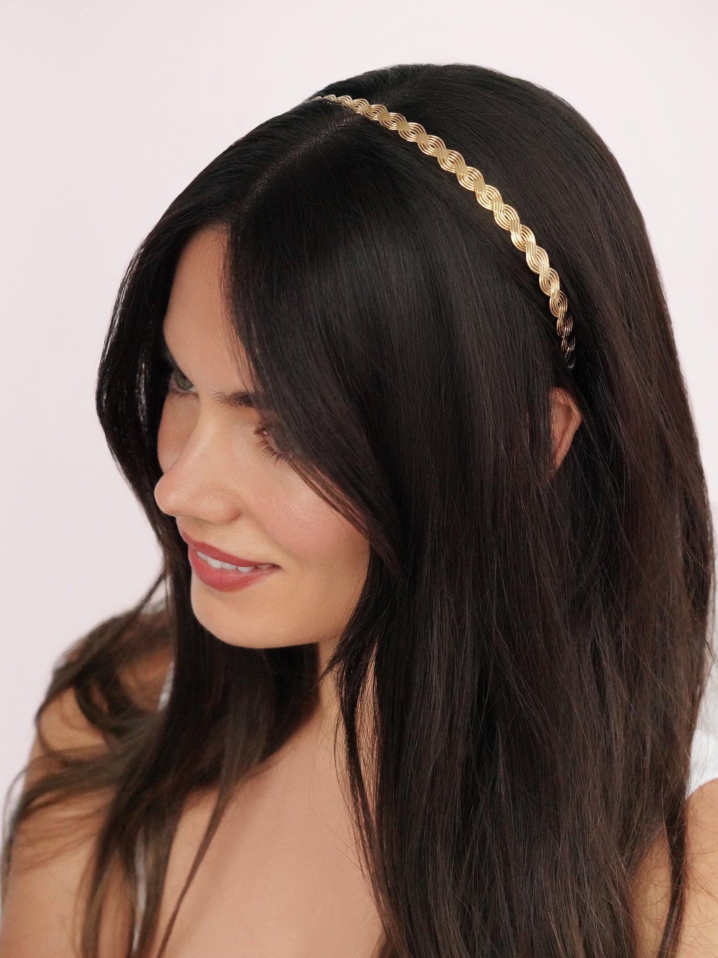 Regal Twist Headband Gold Tone model 2