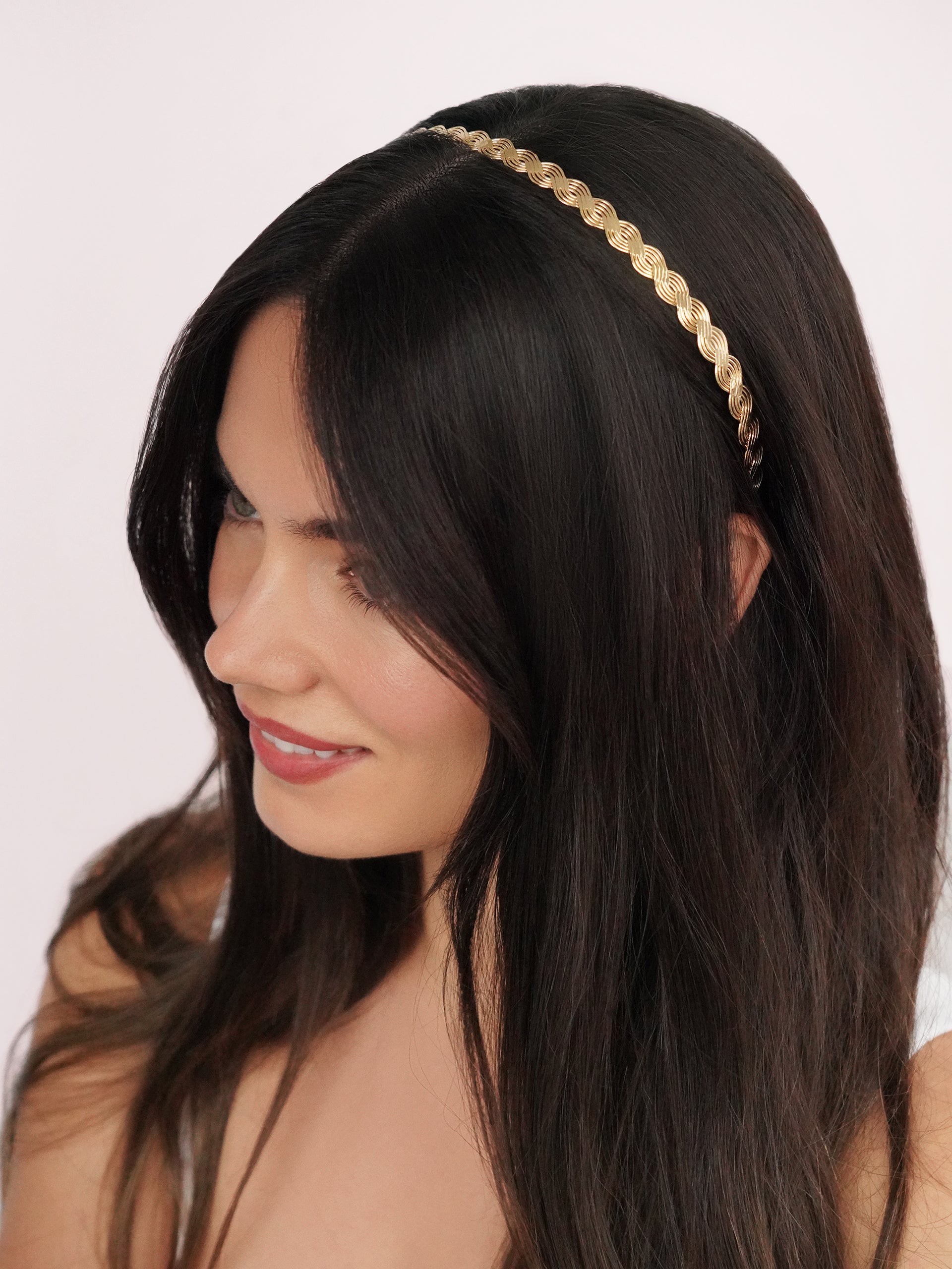 Regal Twist Headband Gold Tone model 2