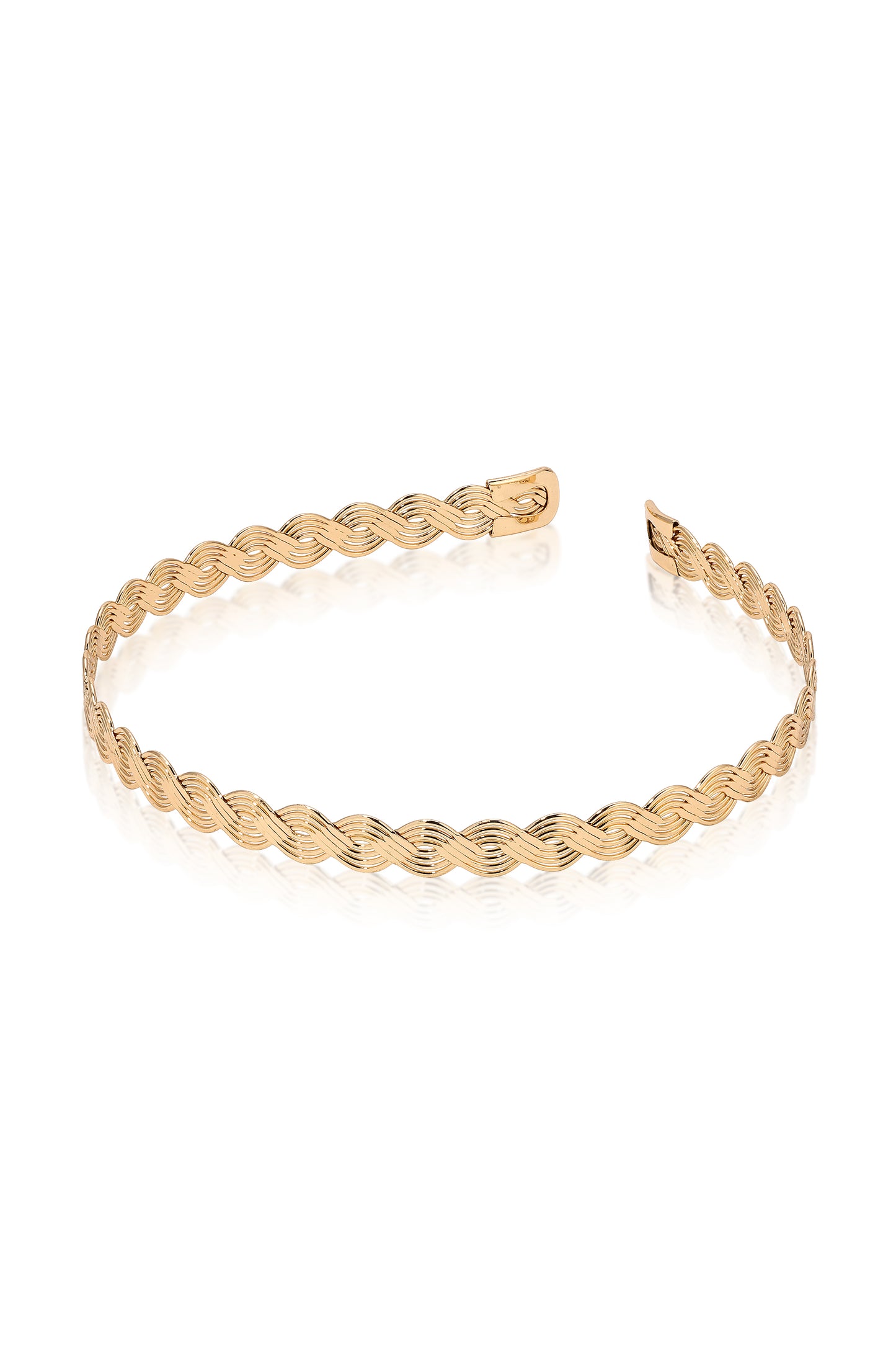 Regal Twist Headband Gold Tone 2