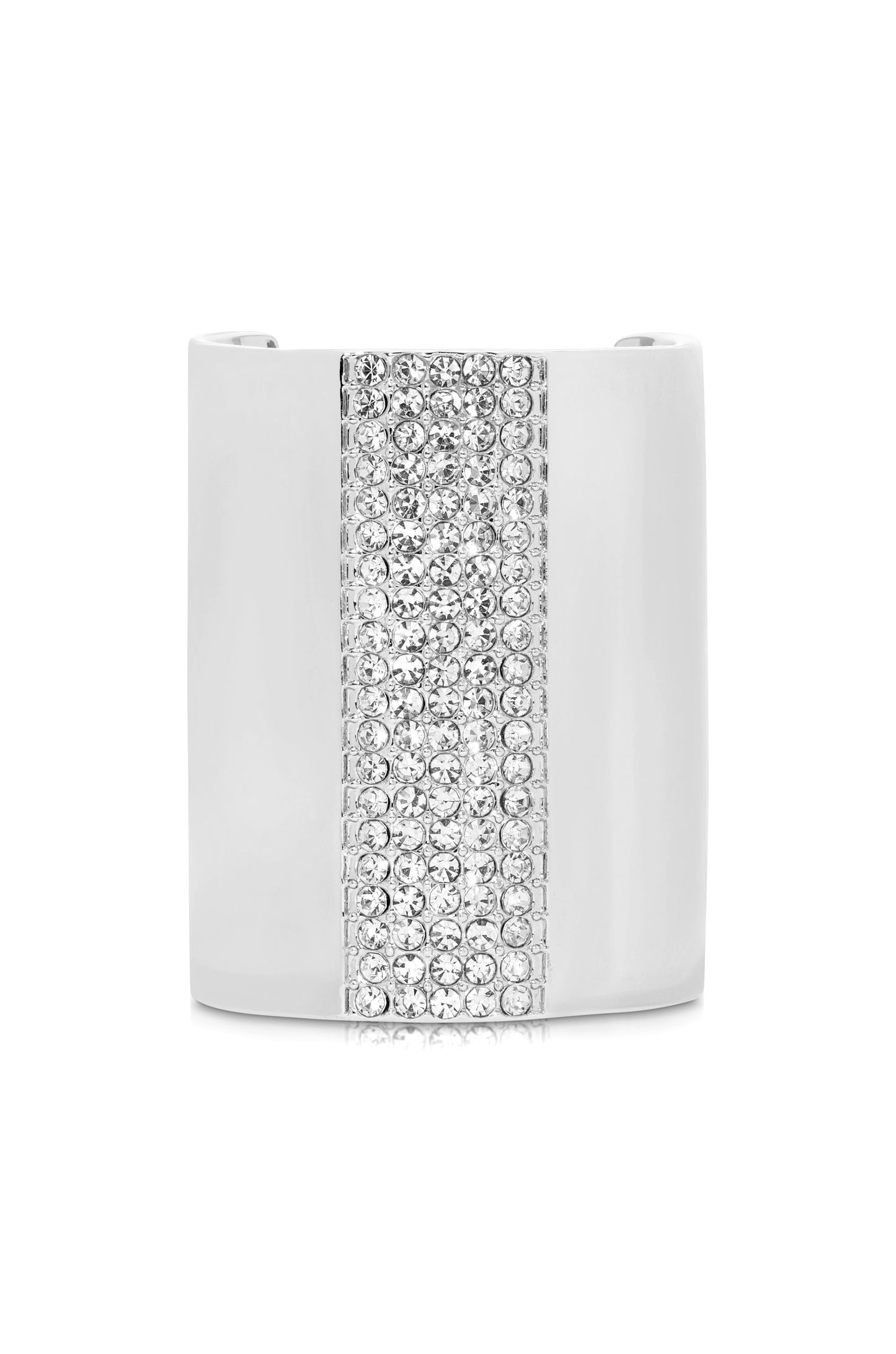 Sparkle Hair Cuff Clear Crystal with Silver Plating 2