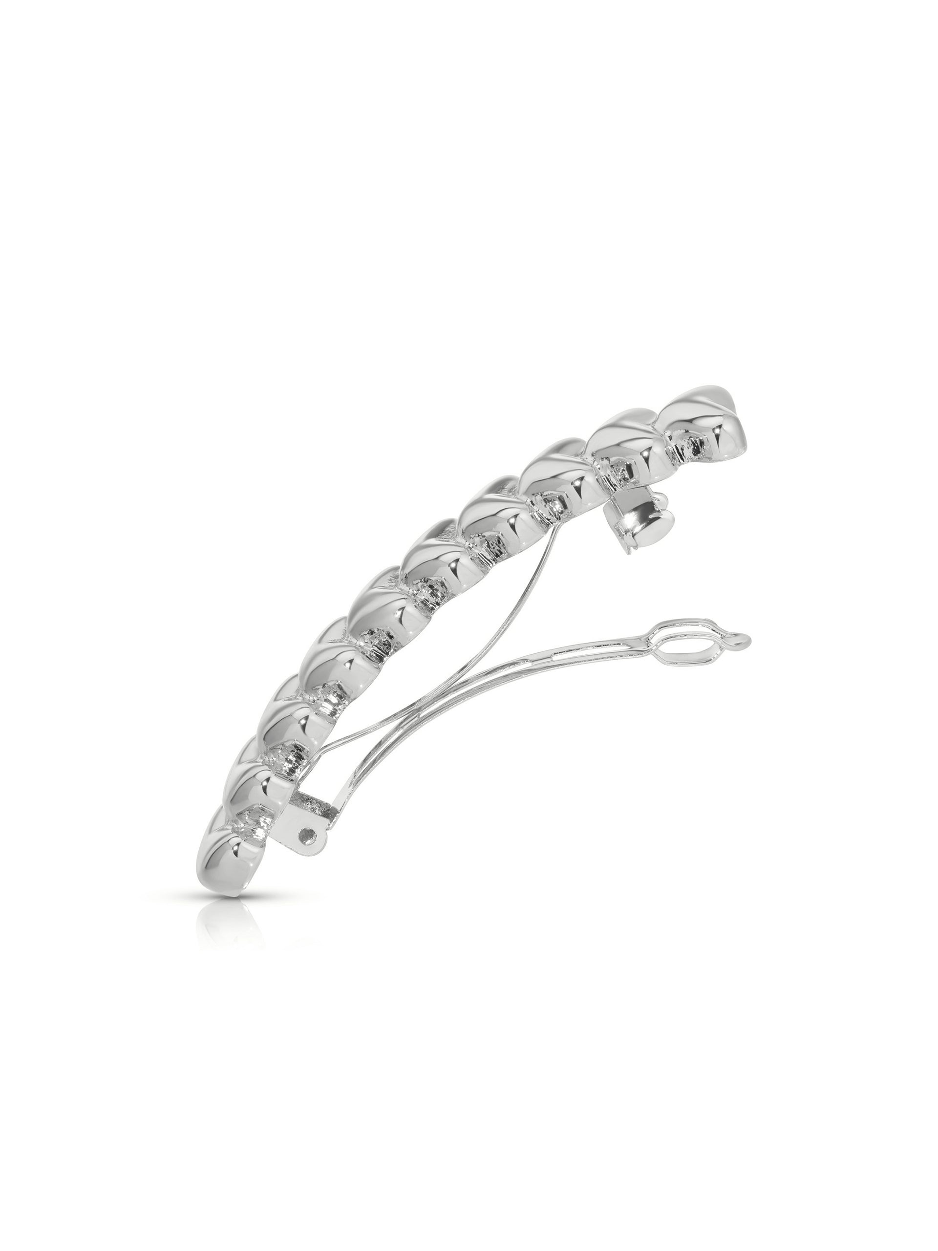 Moderna Hair Clip Silver Plated