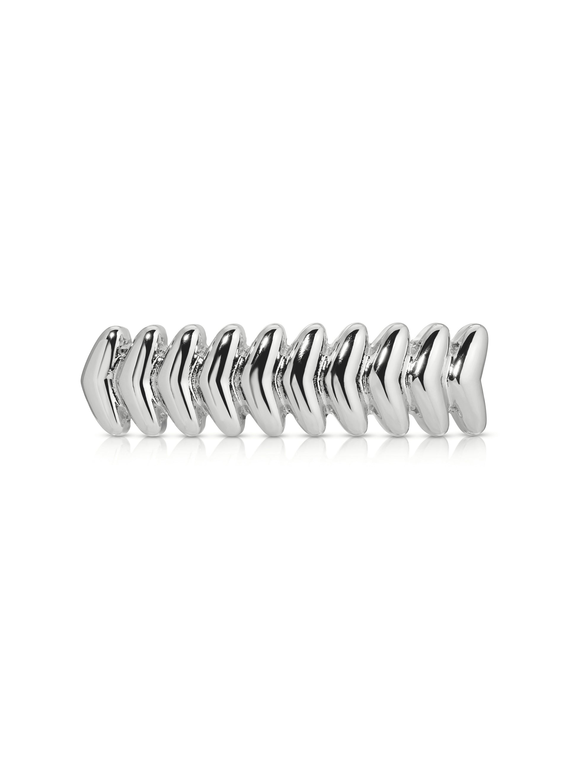 Moderna Hair Clip Silver Plated 2