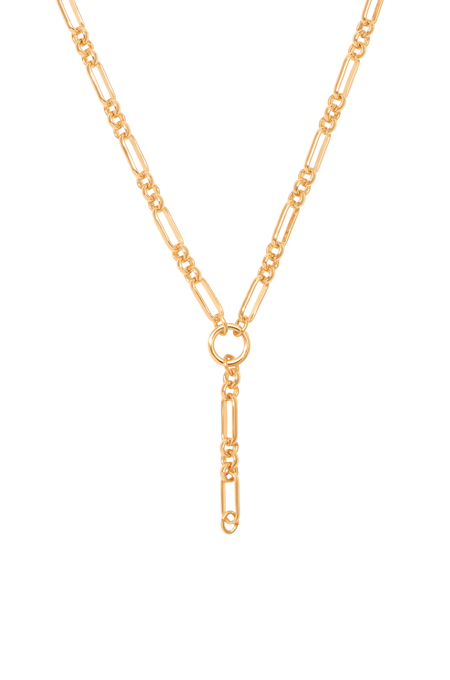 Midnight Charm Lariat Necklace