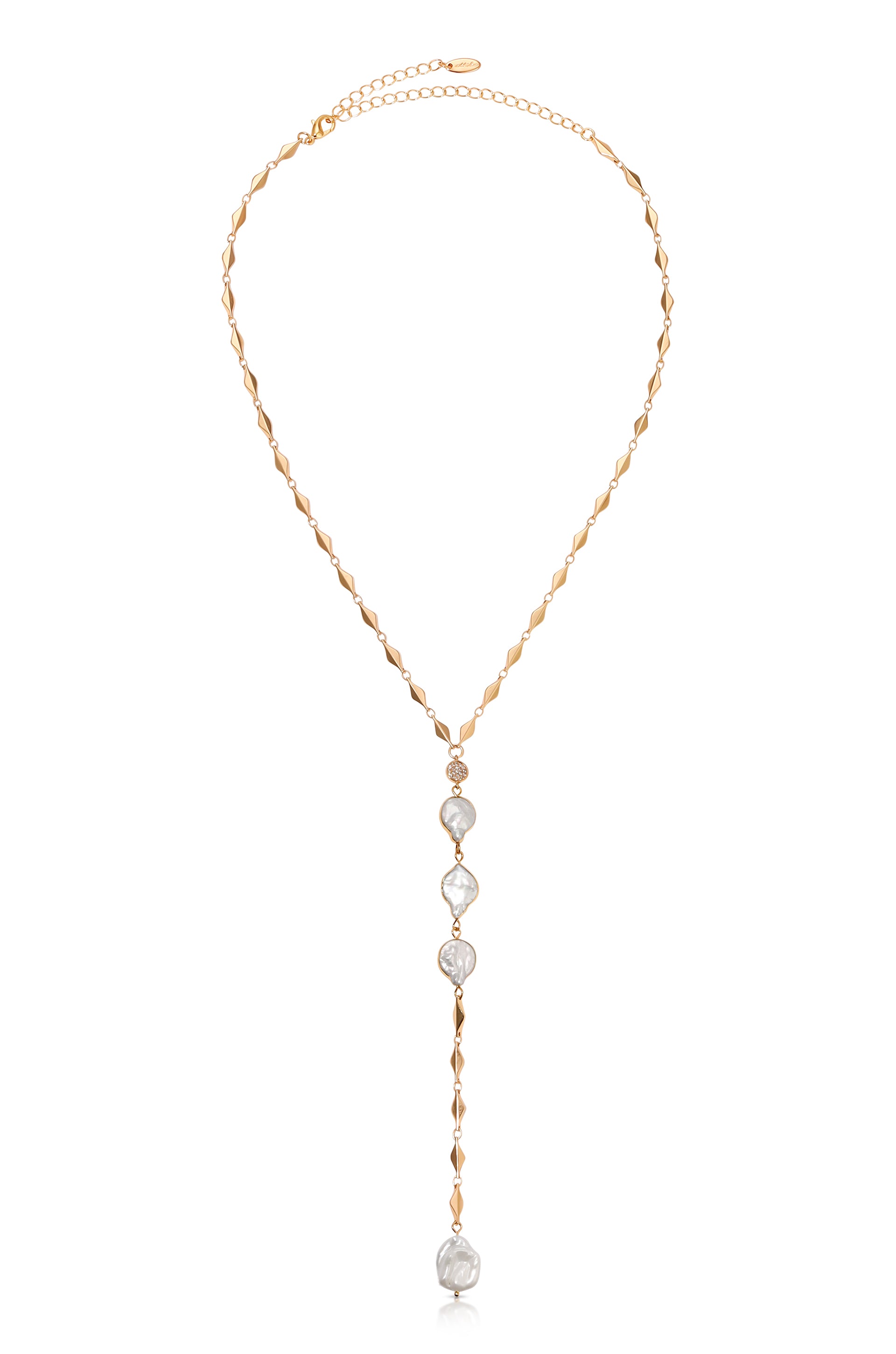 Summer Dreamin' Freshwater Pearl and 18k Gold Plated Necklace Set 2