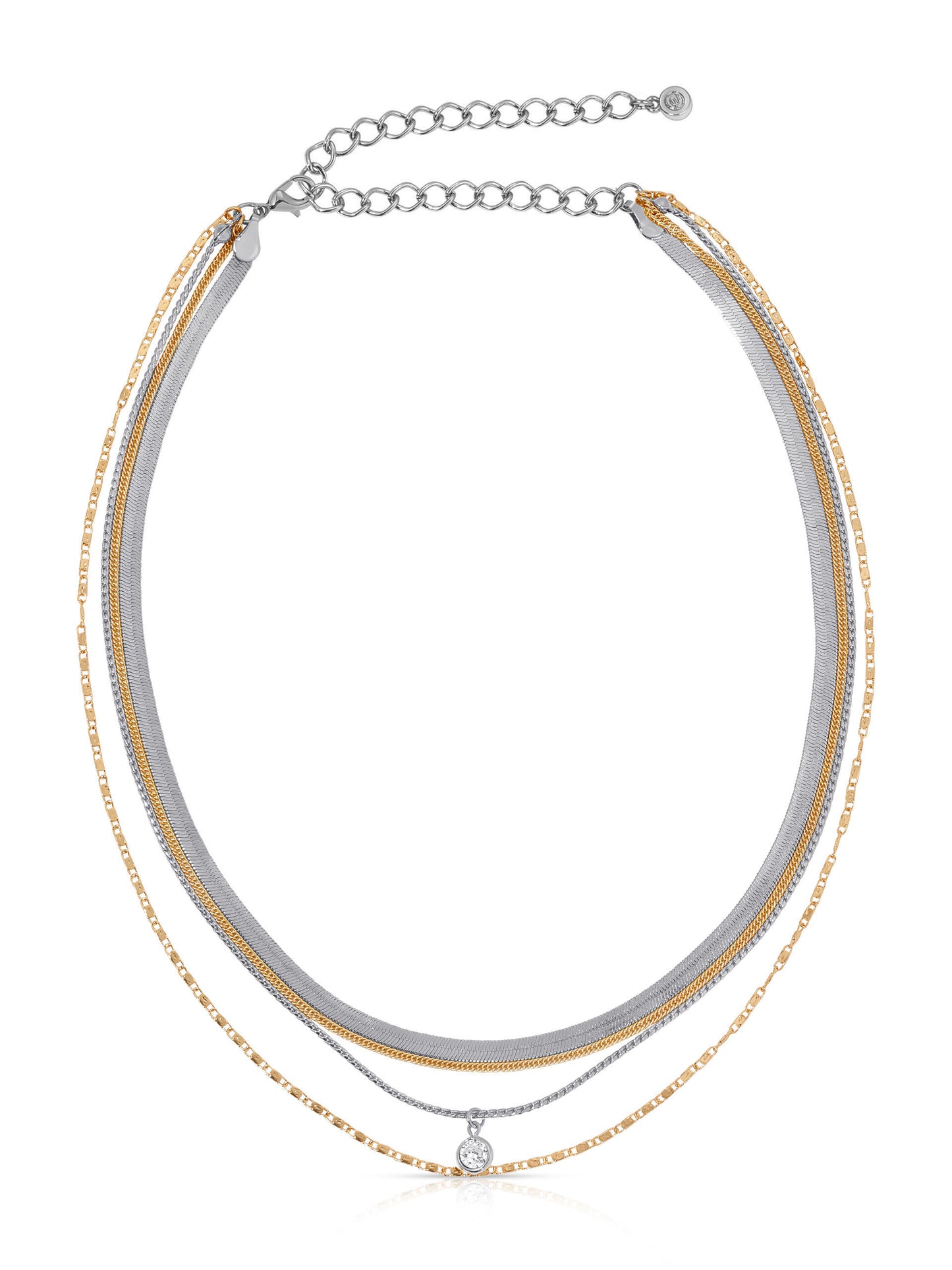 Clear Crystal with Mixed Metal 2